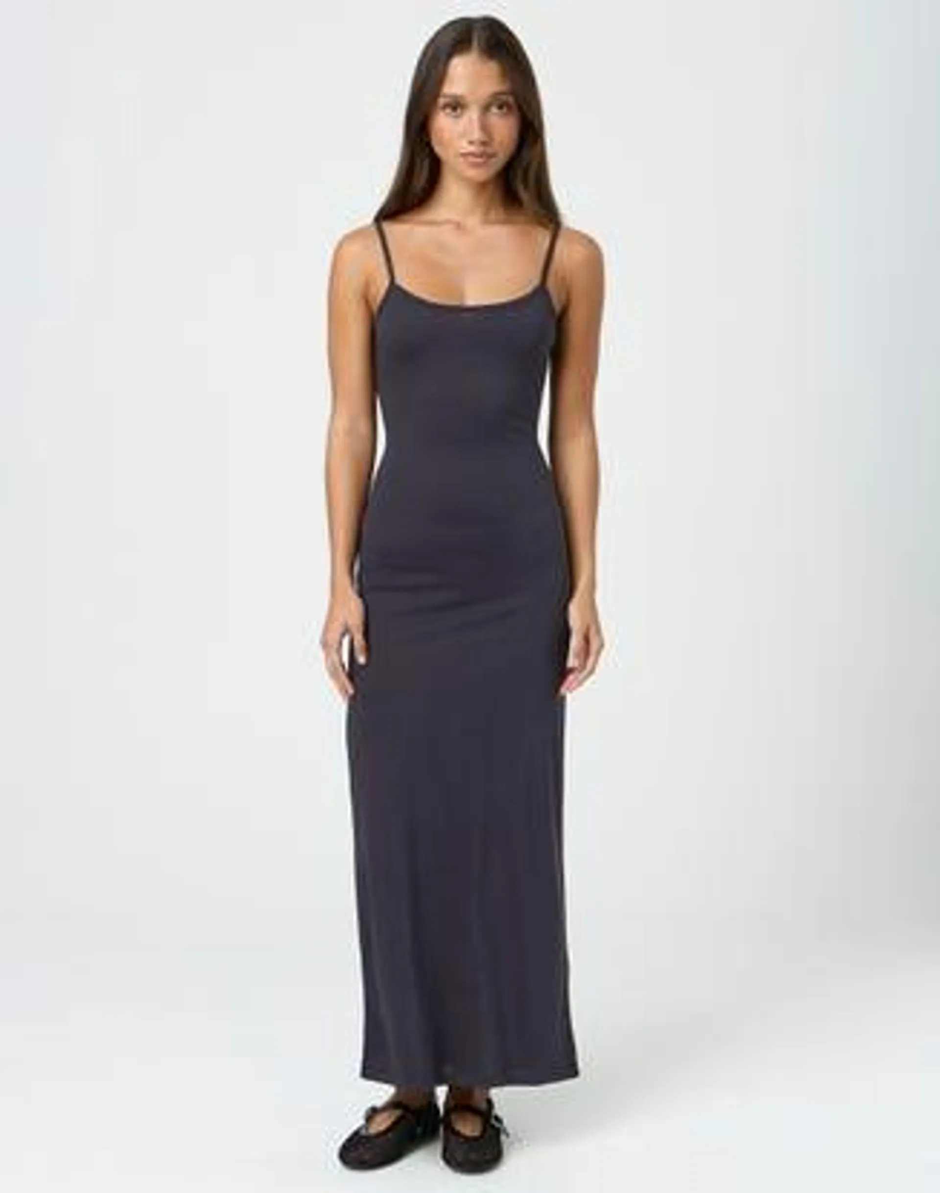 Modal Slim Fit Maxi Dress