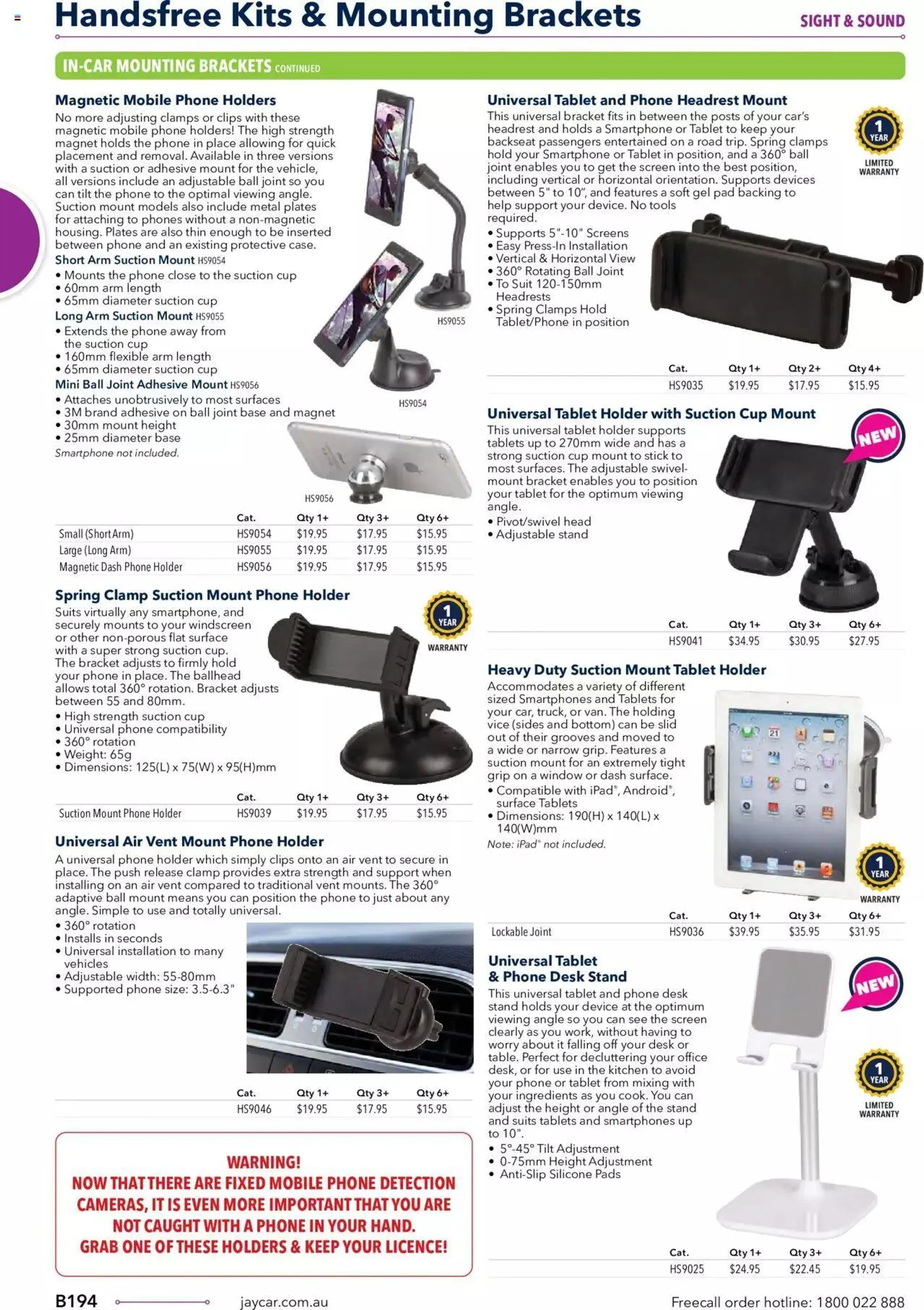 Jaycar Annual Engineering & Scientific Catalogue - Catalogue valid from 27 October to 31 December 2024 - page 194