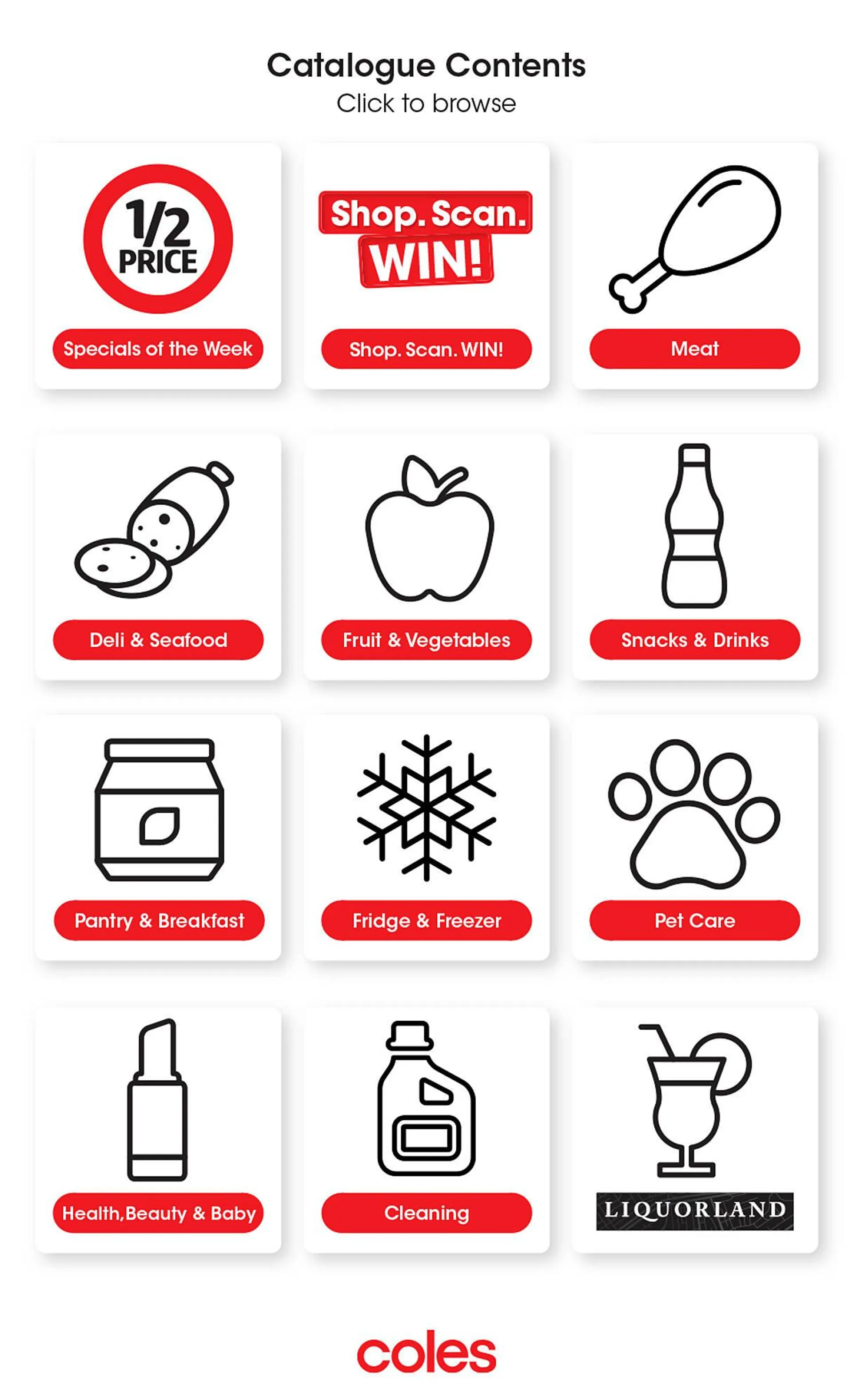 Coles catalogue - Catalogue valid from 6 August to 12 August 2025 - page 1