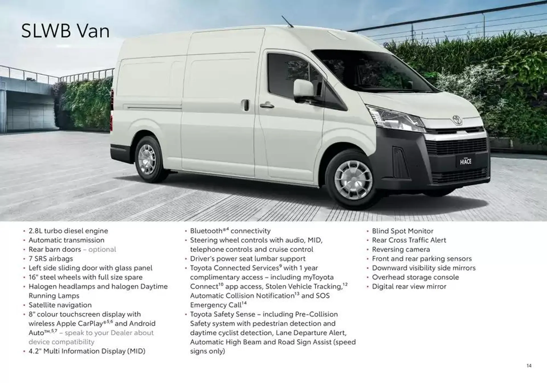 Toyota HiAce - Catalogue valid from 7 October to 7 October 2025 - page 14