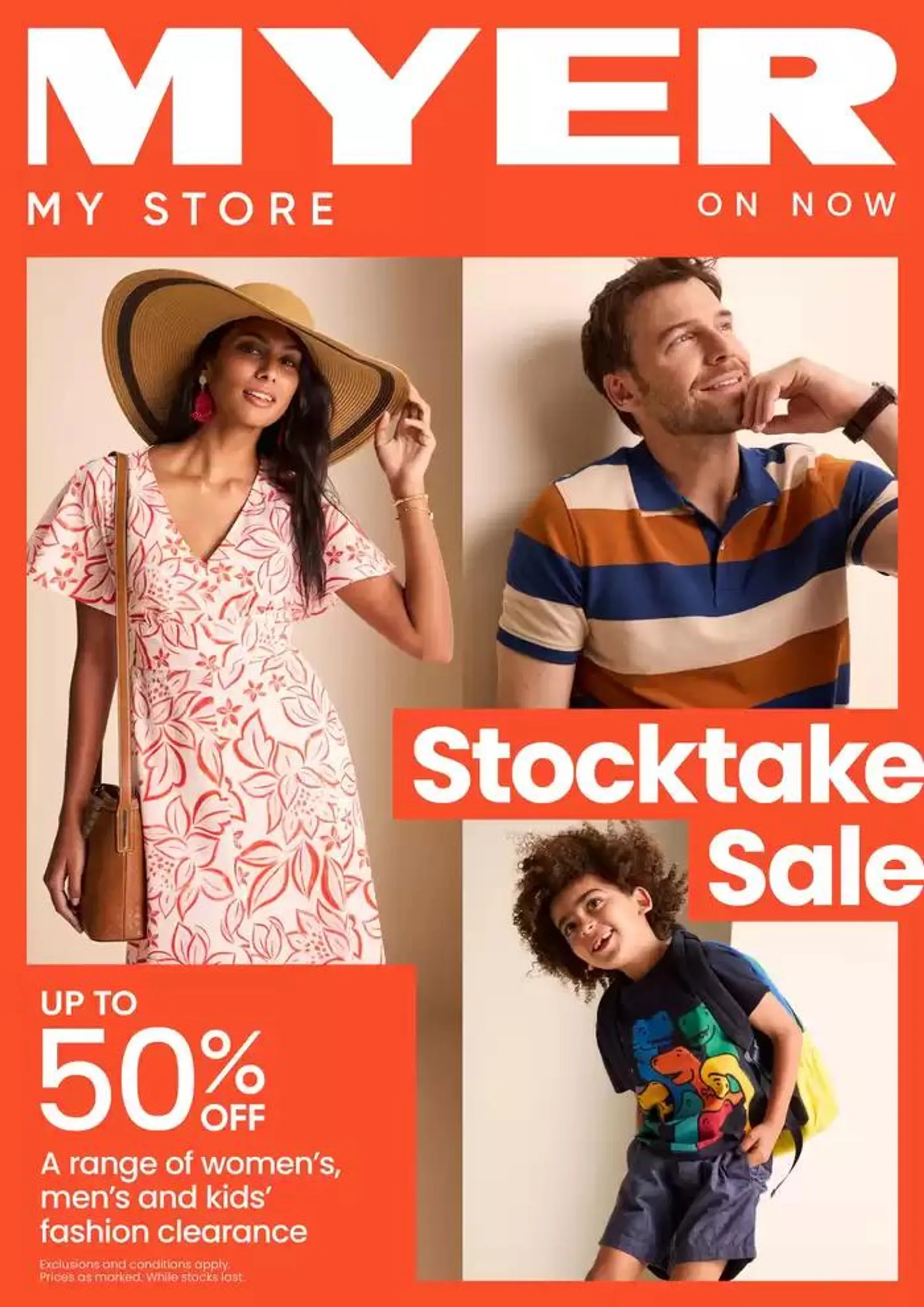 Myer Stocktake Sale SoftGoods - 1