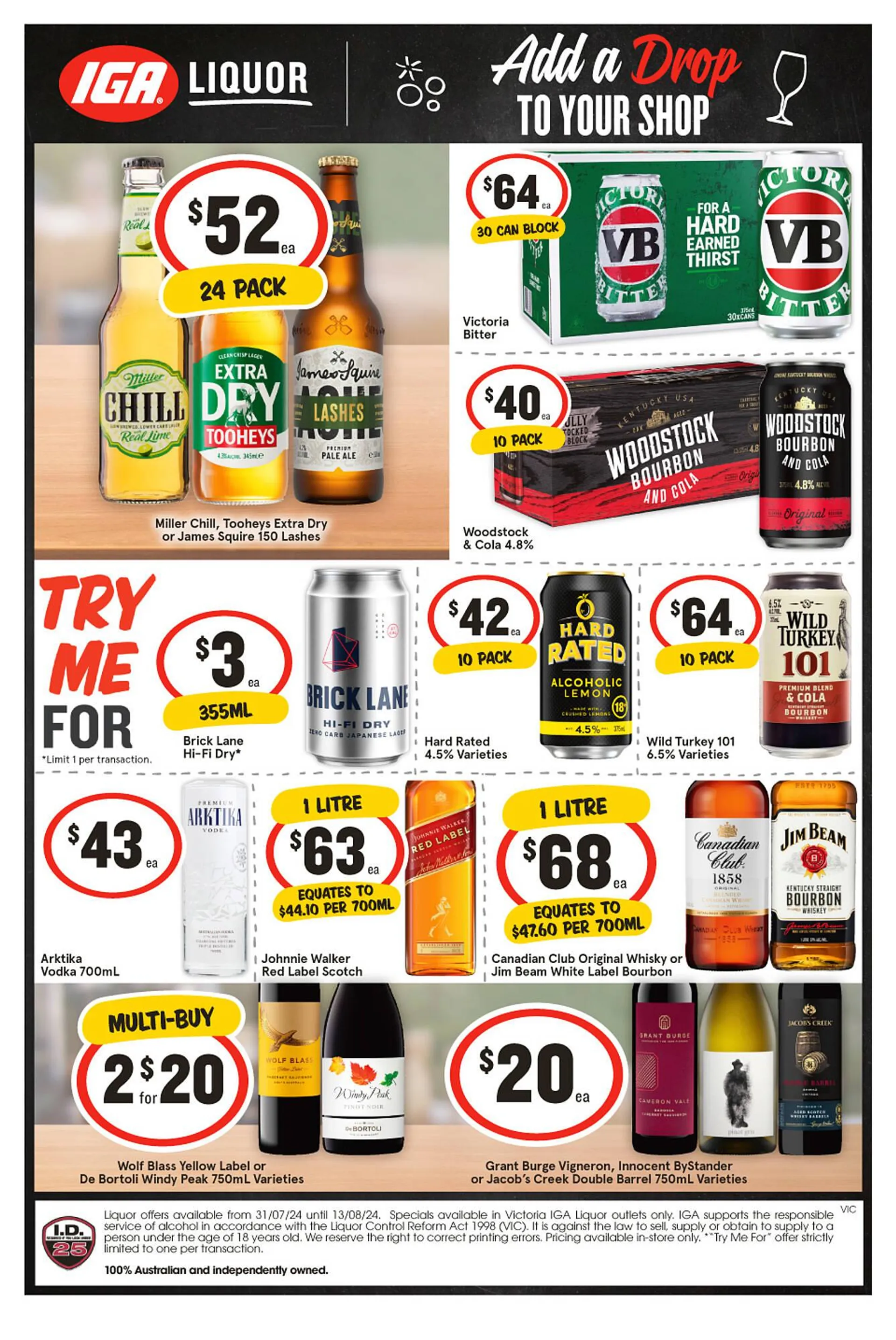 IGA Liquor catalogue - 1