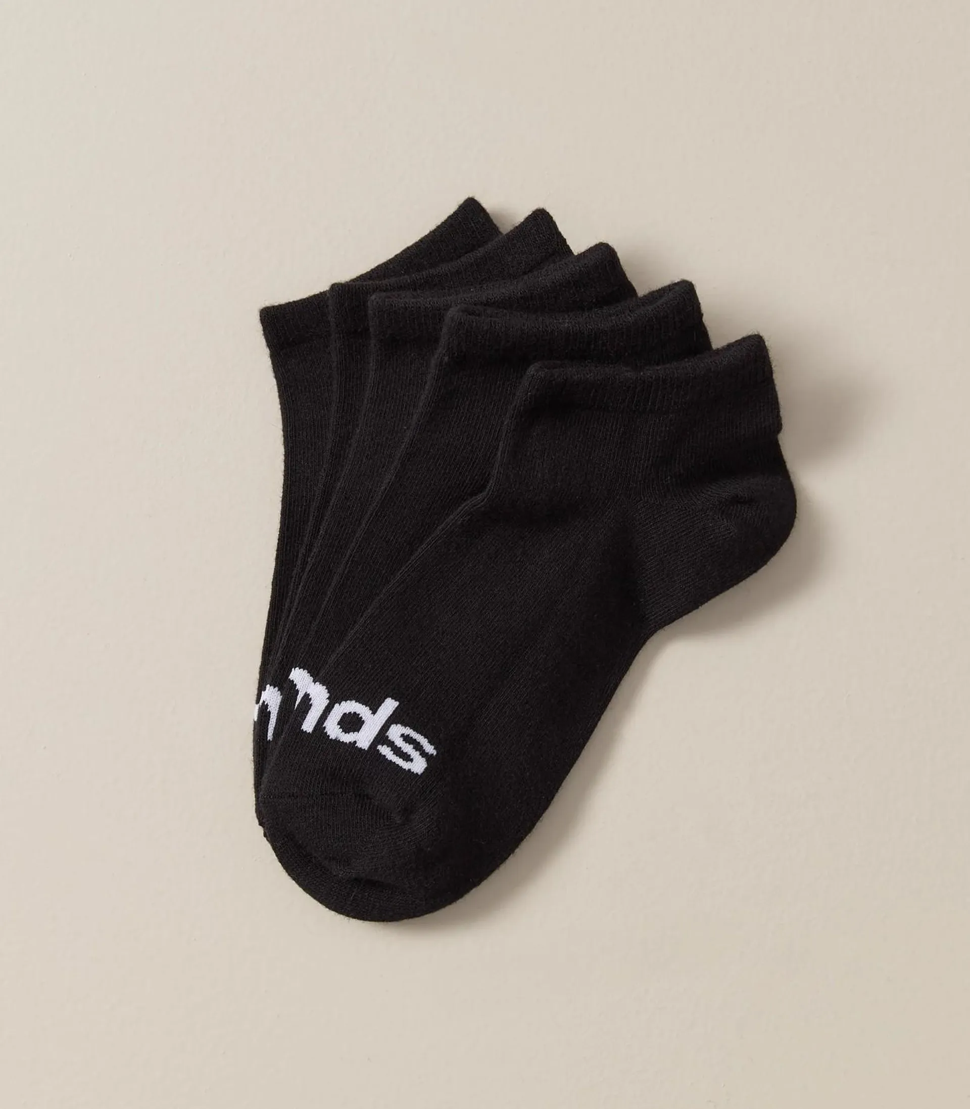 Bonds 5 Pack Low Cut Socks - Black