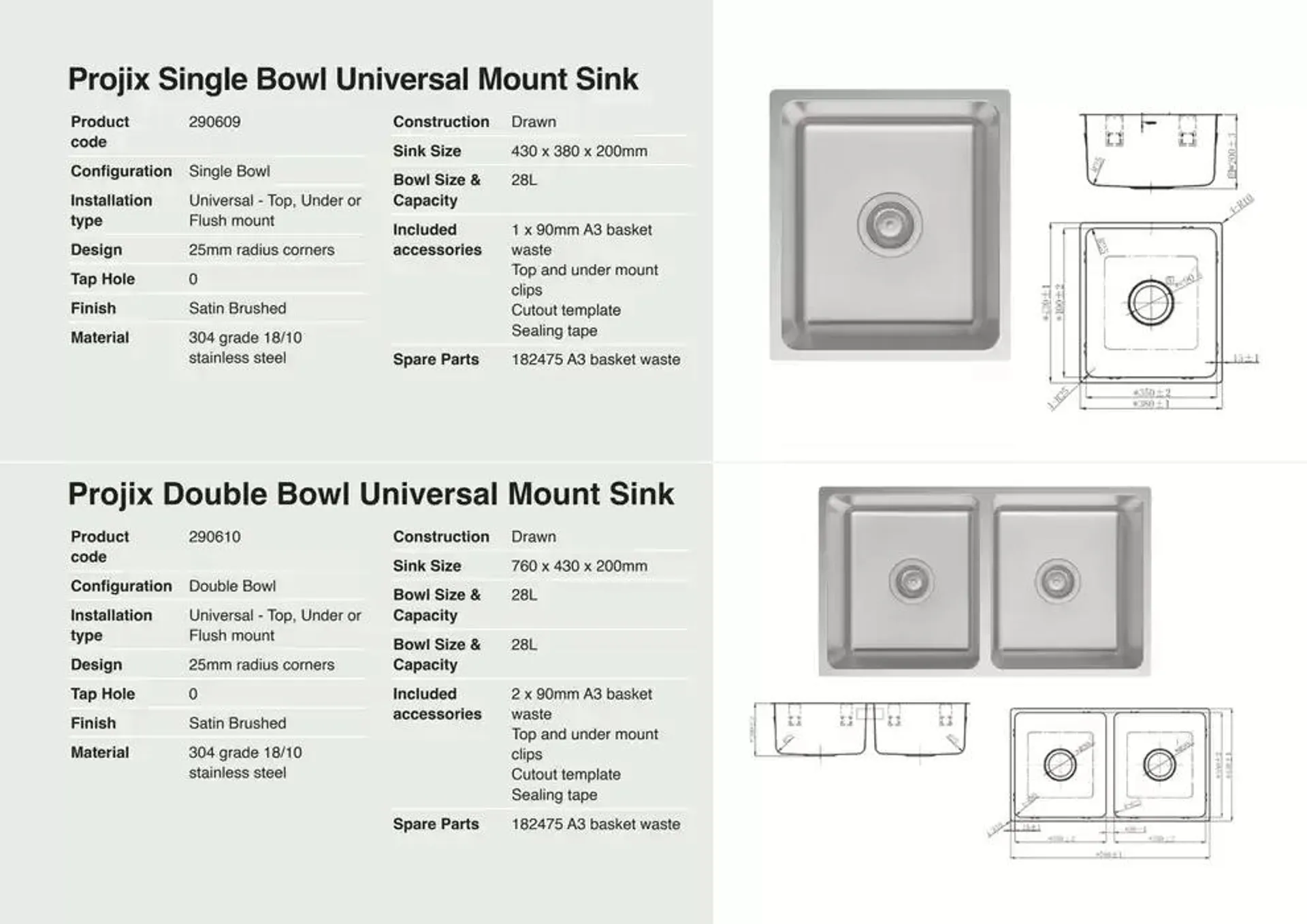 Raymor Brochure Sinks & Tubs 2025 - Catalogue valid from 24 December to 31 January 2025 - page 8