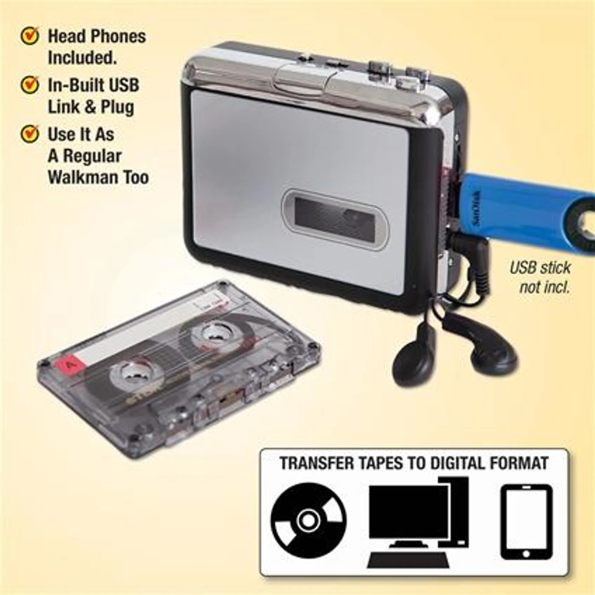 Cassette Player Converter