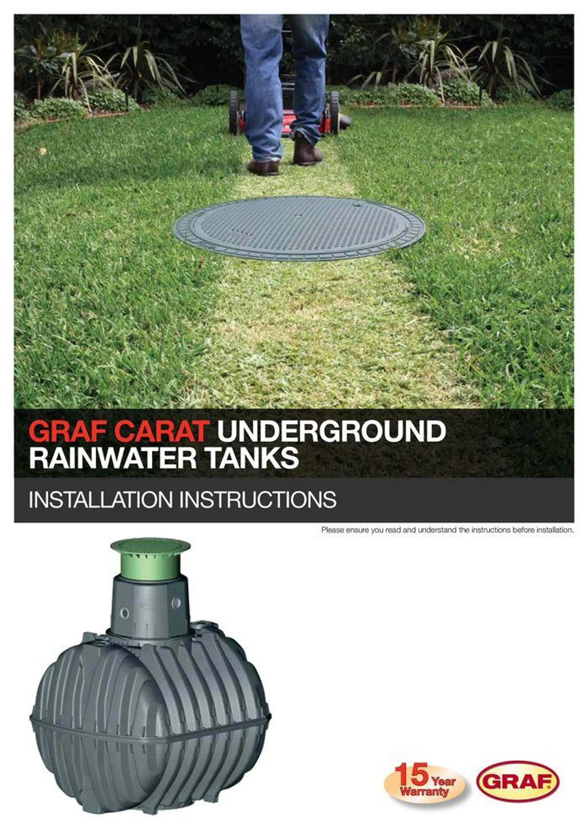 GRAF Carat Underground Rainwater Tanks - 1