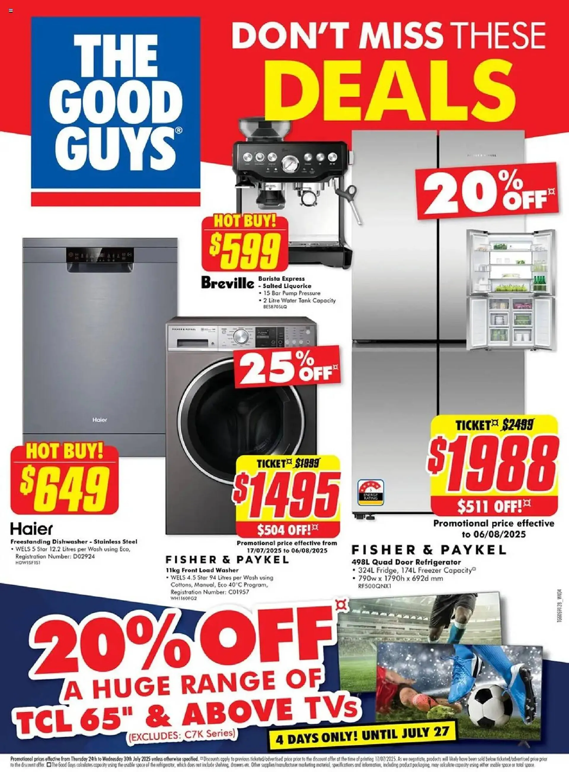 The Good Guys catalogue - Catalogue valid from 22 July to 30 July 2025 - page 1