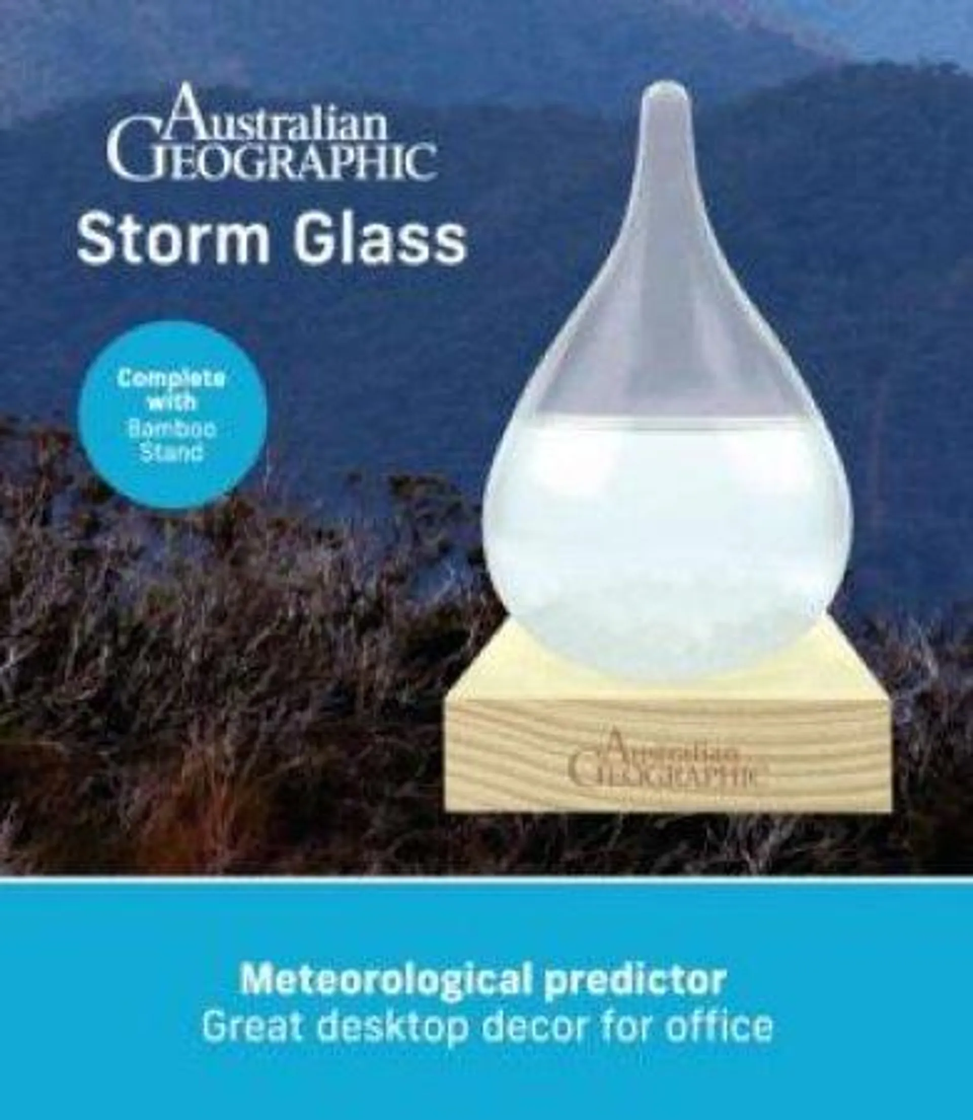 Australian Geographic Storm Glass