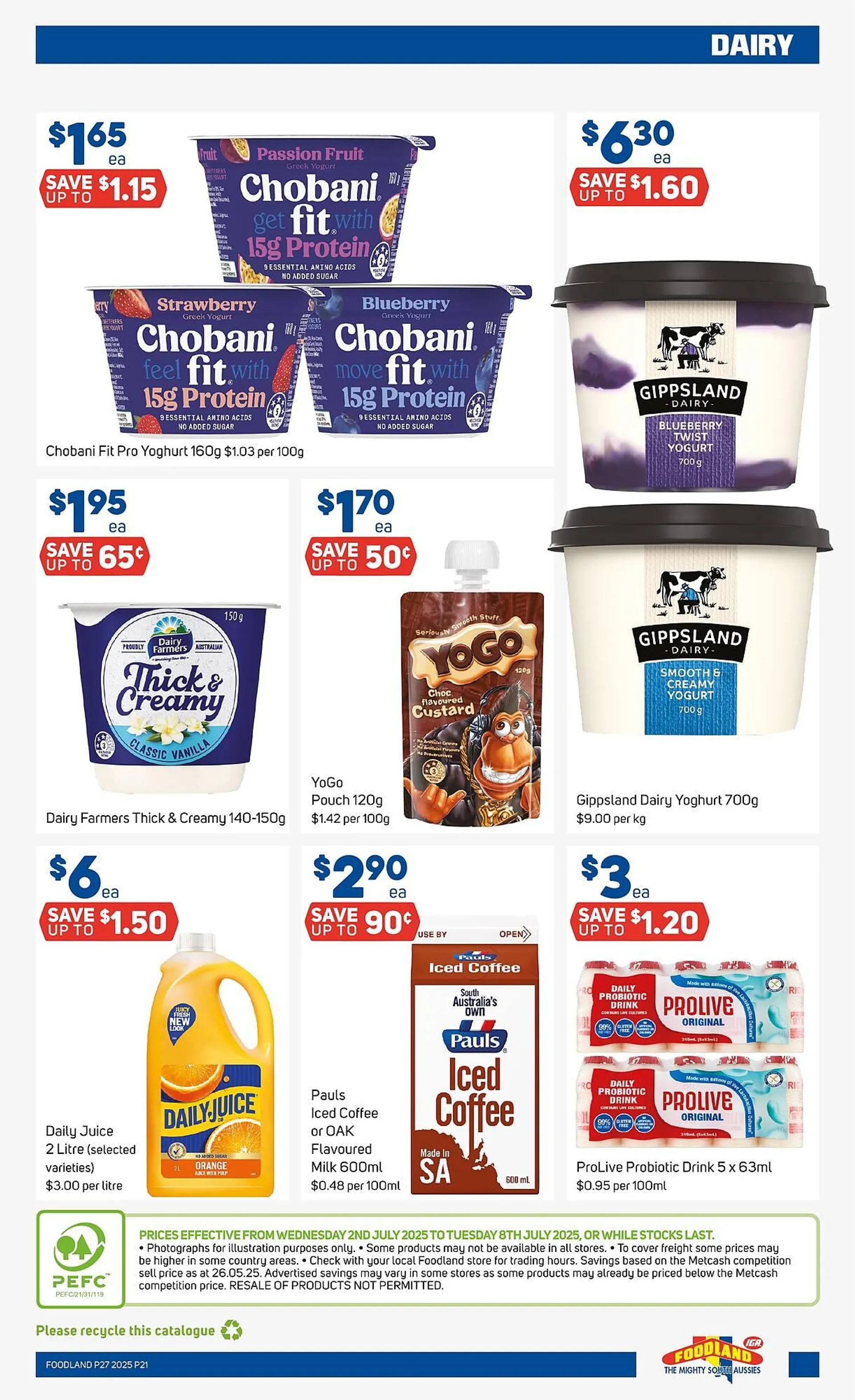 Foodland catalogue - Catalogue valid from 2 July to 8 July 2025 - page 21
