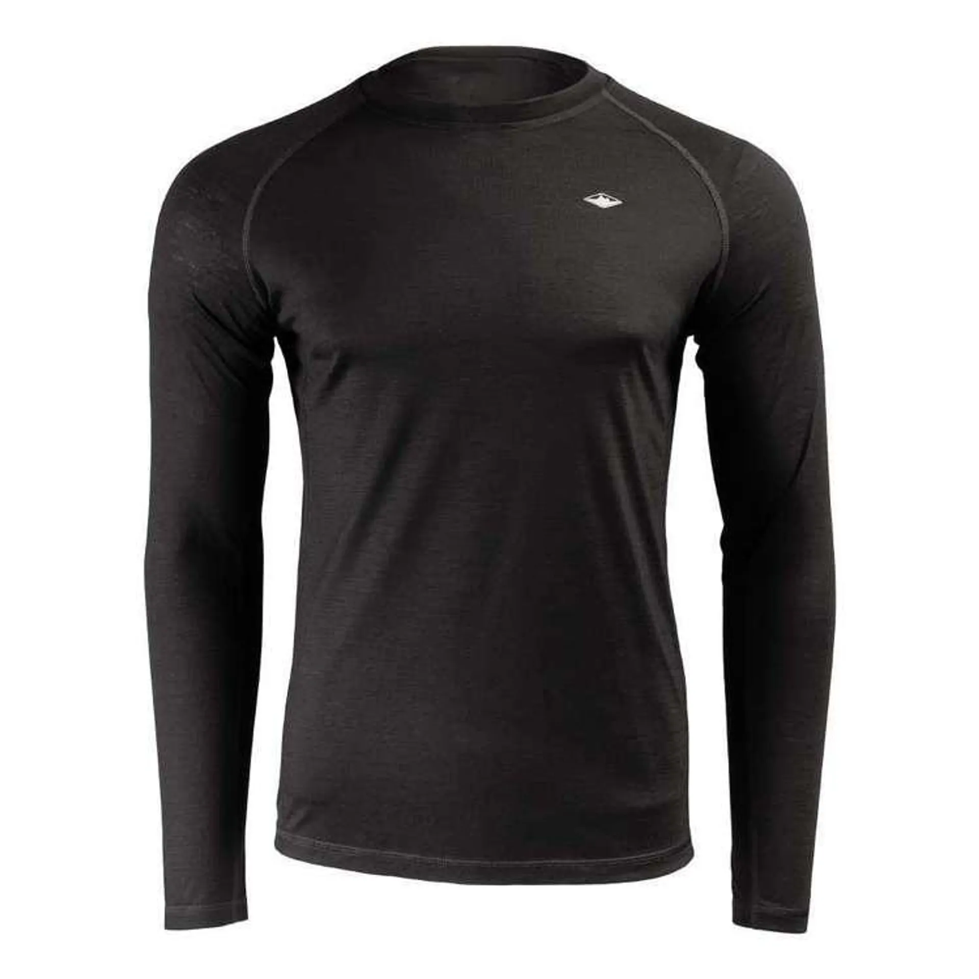 Mountain Designs Men's Merino Long Sleeve Top Black Medium