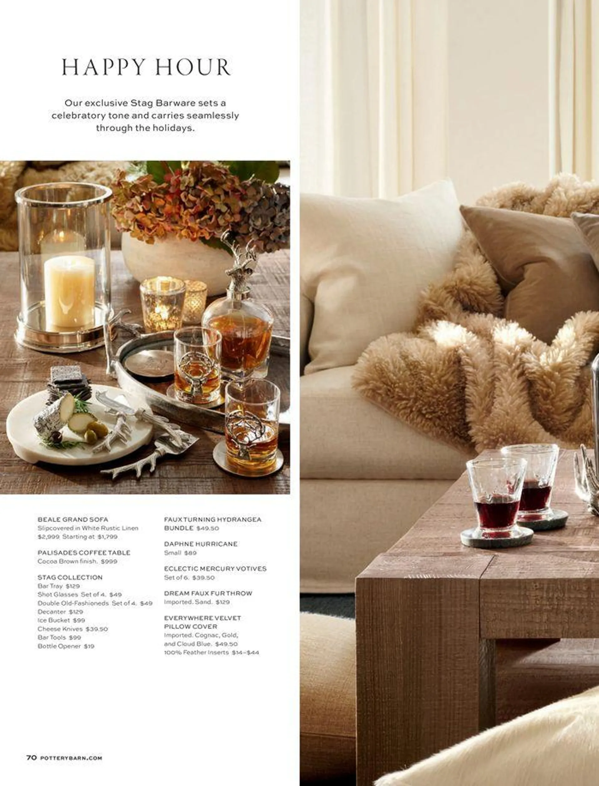 Pottery Barn Fall 2024 from September 2 to November 30 2024 - flyer page 70