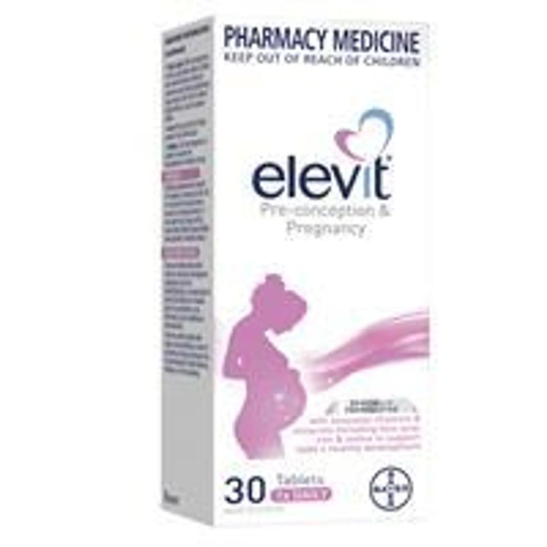 Elevit Pre-conception Pregnancy Multivitamin Tablets 30 pack (30 days)