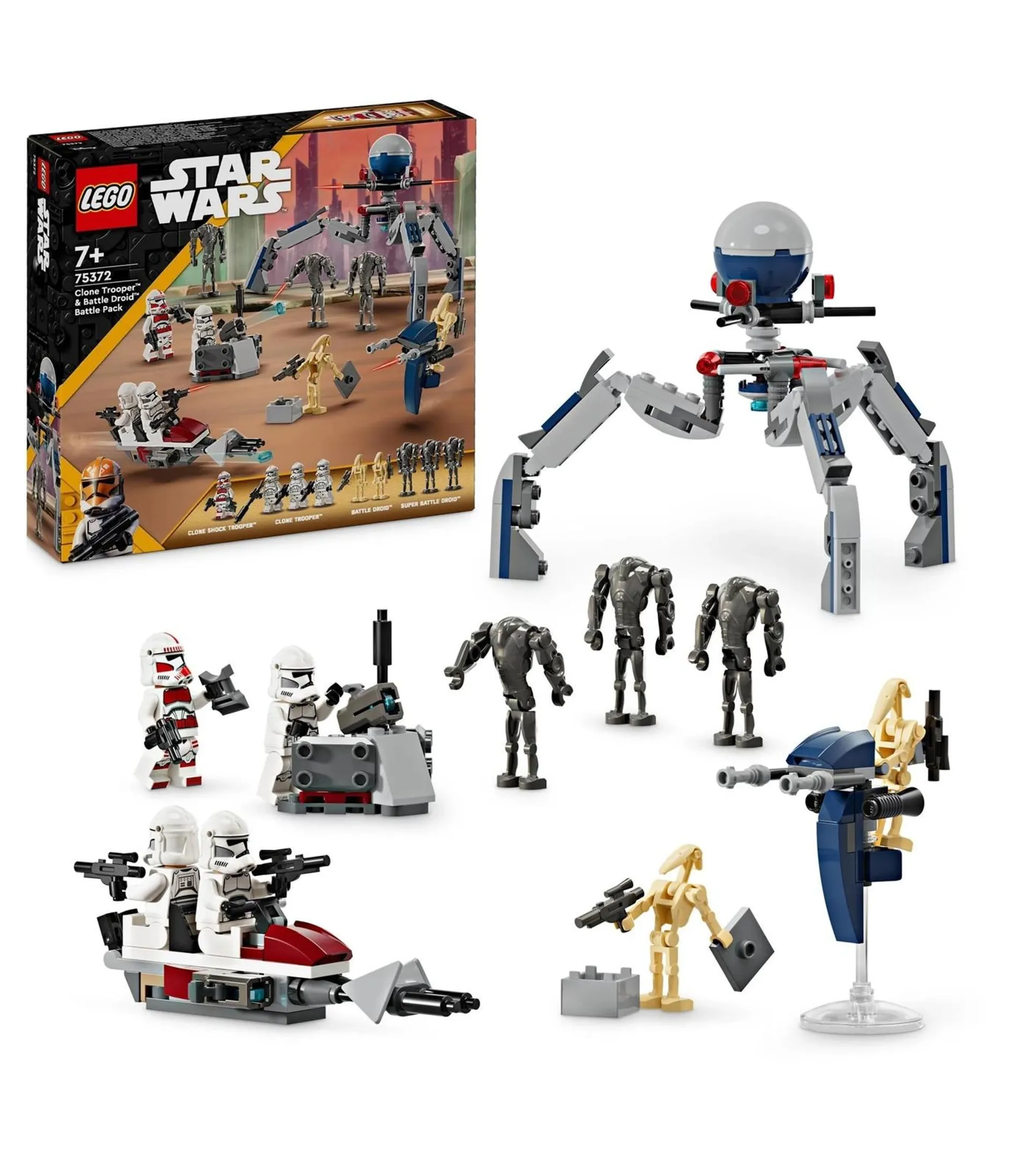 LEGO® Star Wars Clone Trooper & Battle Droid™ Battle Pack 75372