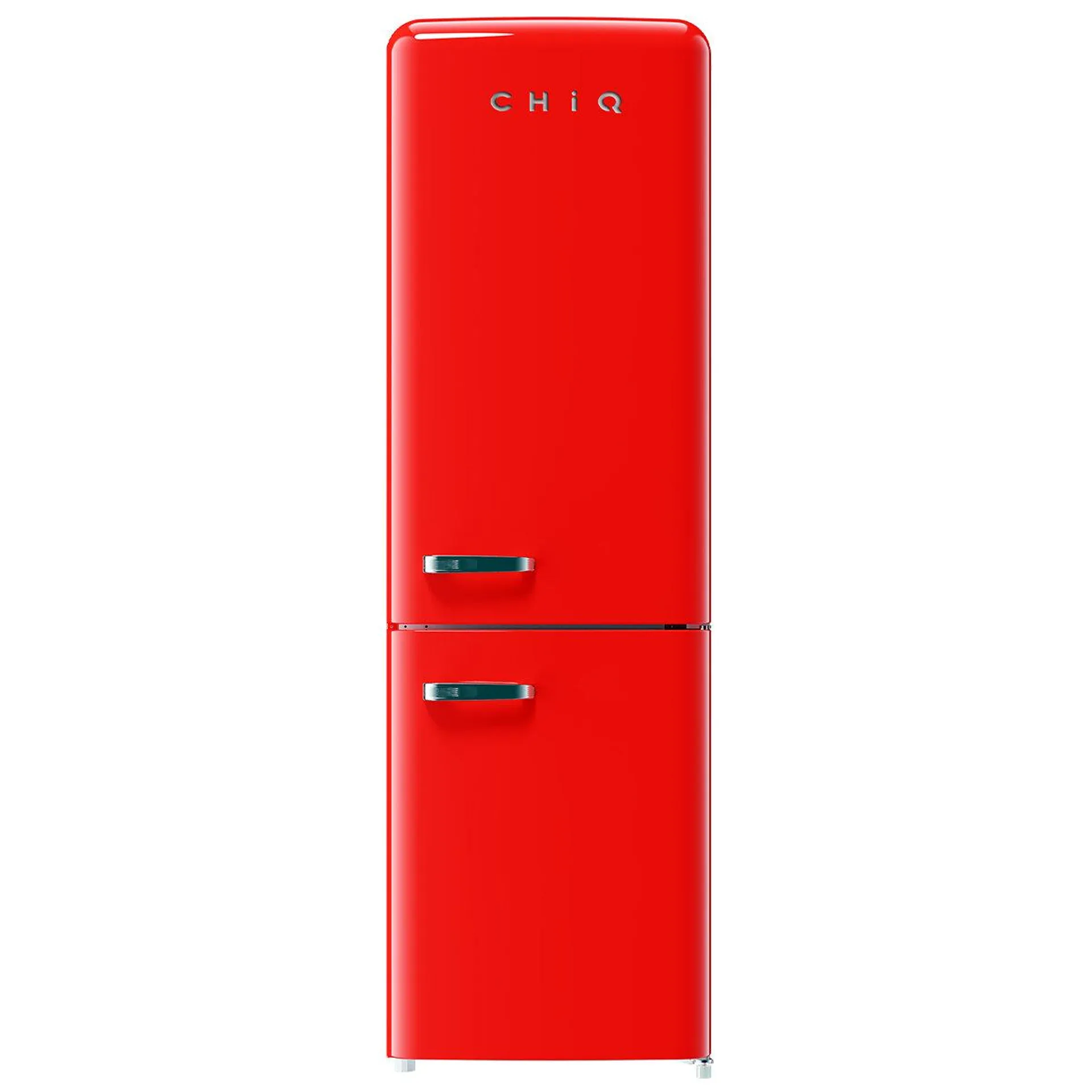 CHiQ 231L Retro Bottom Mount Fridge Red CRBM228NR3