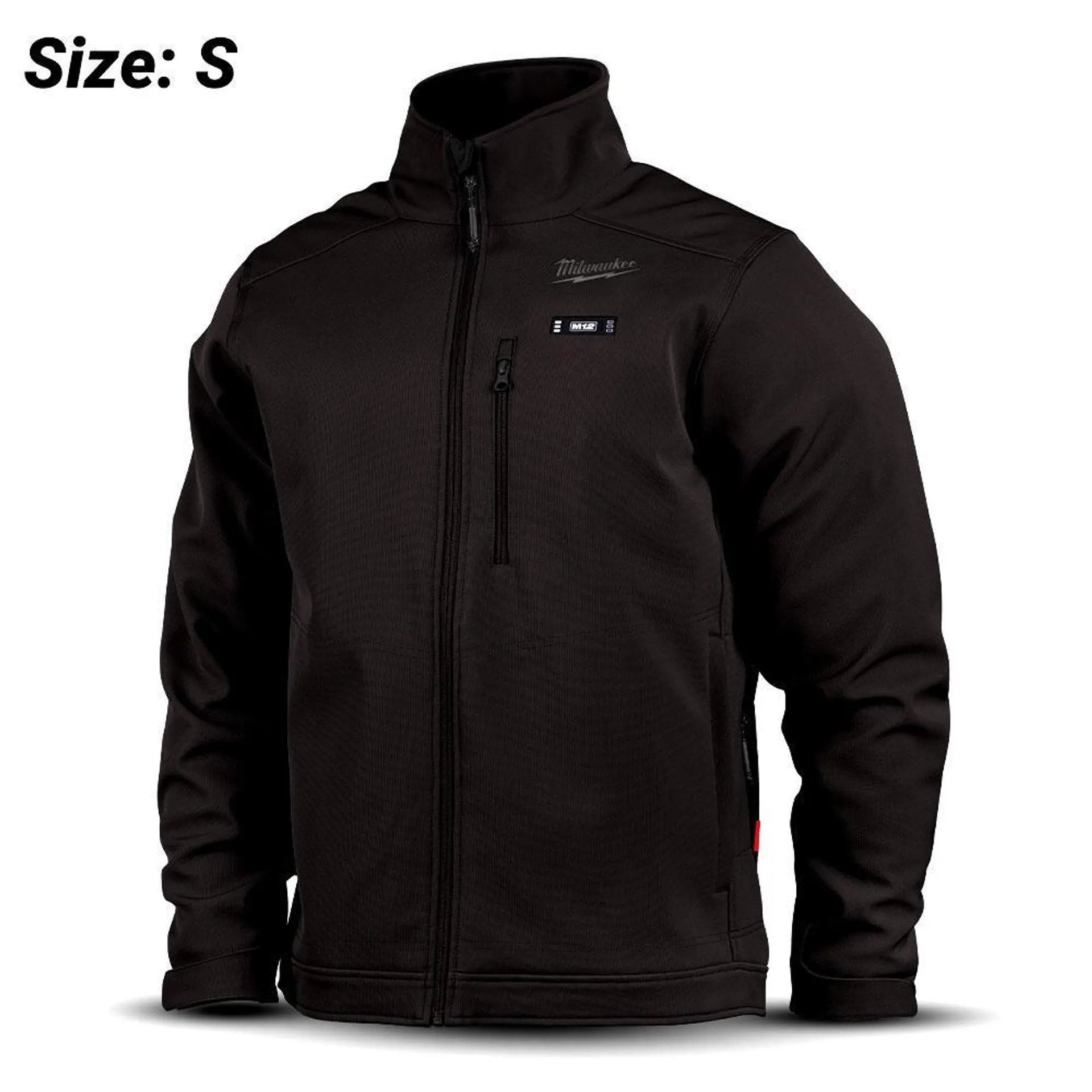 Milwaukee M12THJBLACK0S 12V Li-ion Cordless TOUGHSHELL™ Black Heated Jacket (SMALL) - Skin Only