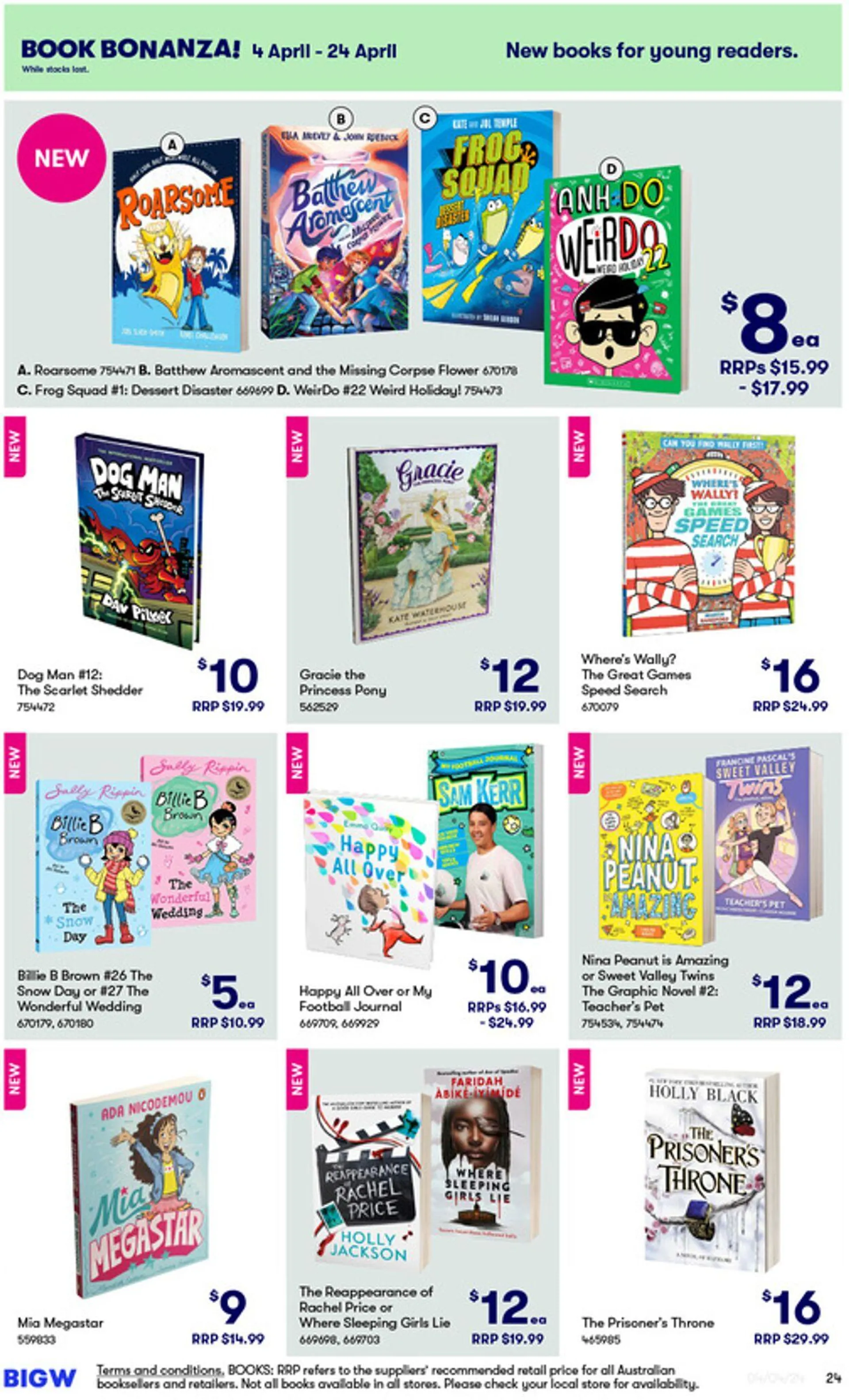 BIG W Current catalogue - Catalogue valid from 31 July to 14 August 2024 - page 24