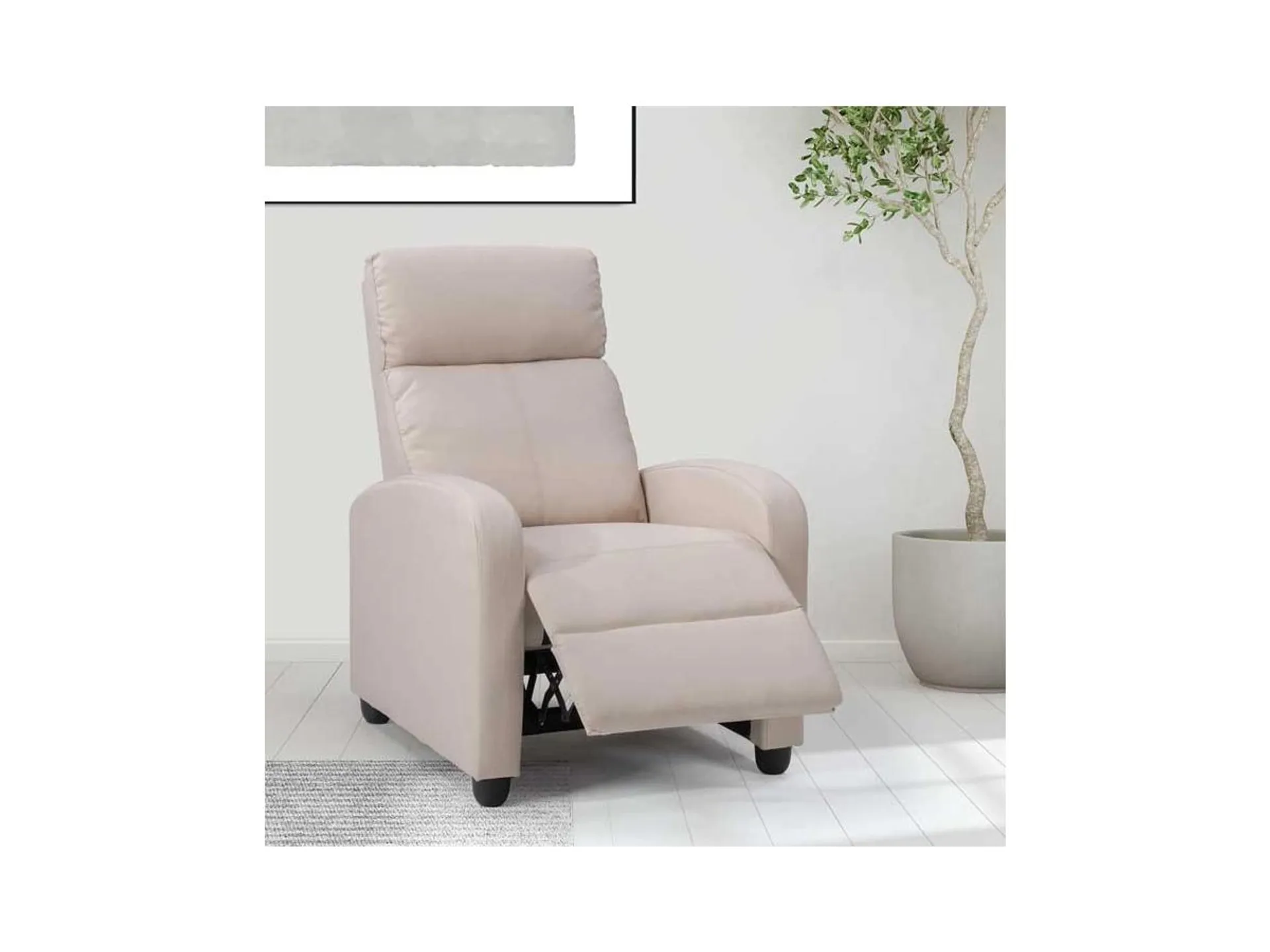 CorLiving Oren Push Back Manual Recliner