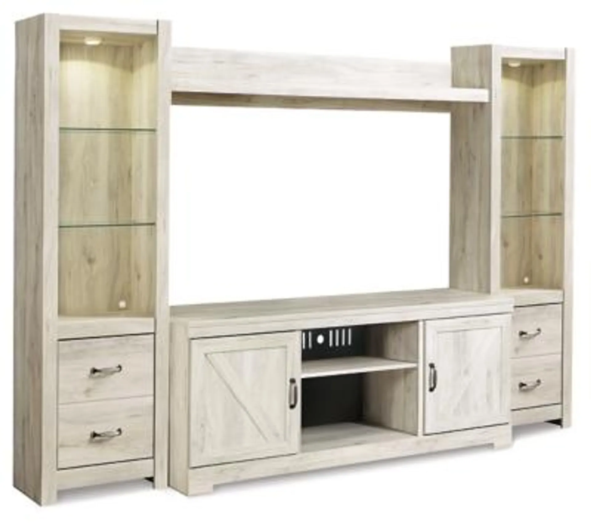 Bellaby 4-Piece Entertainment Center with 63'' TV Stand