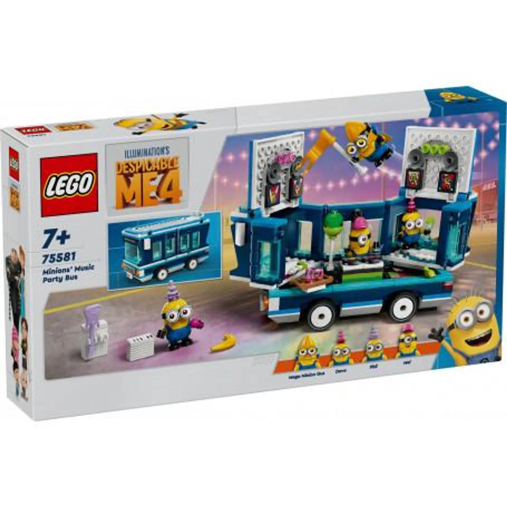 LEGO Despicable Me Minions’ Music Party Bus 75581