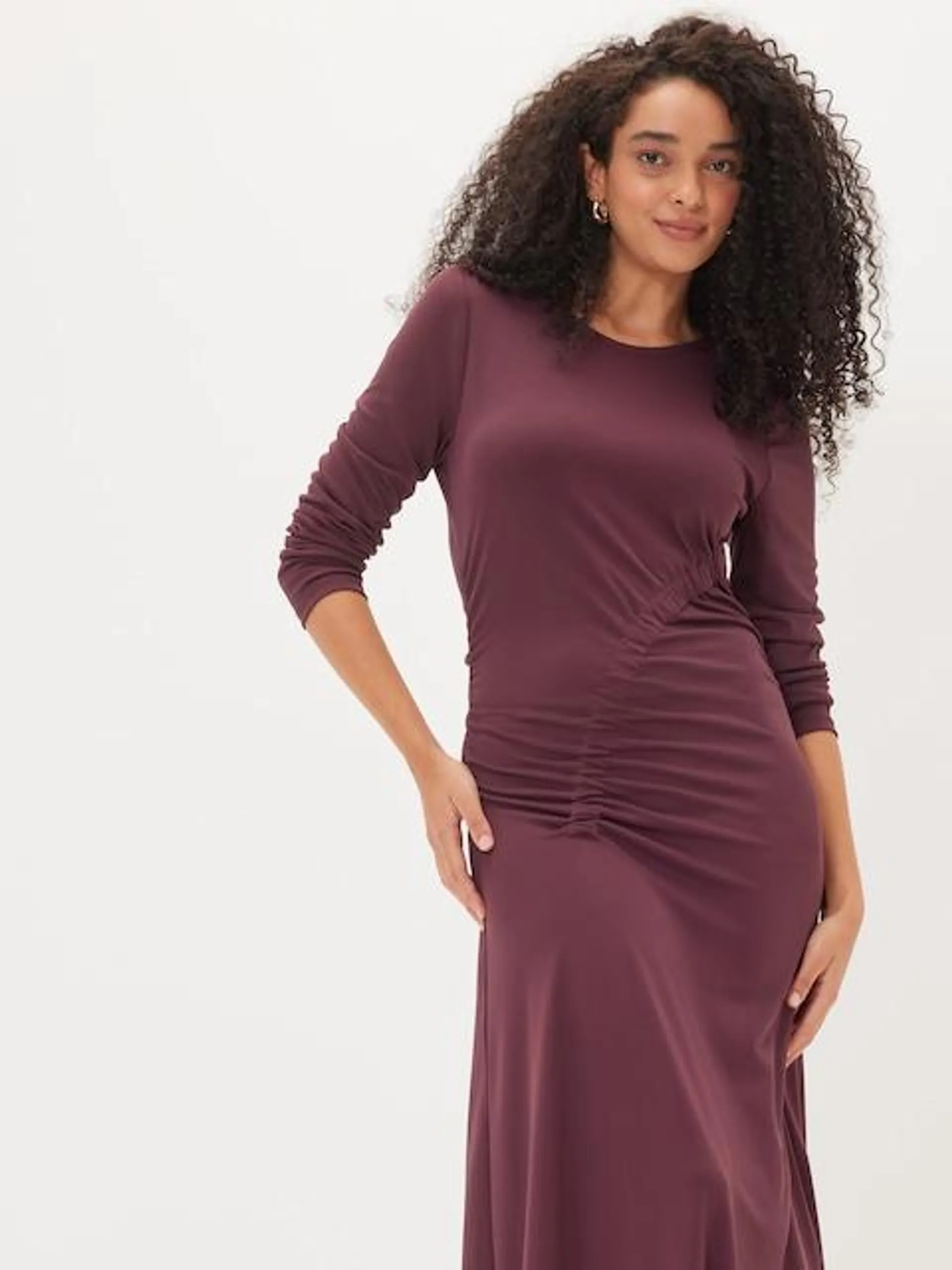 Eliza Long Sleeve Jersey Dress