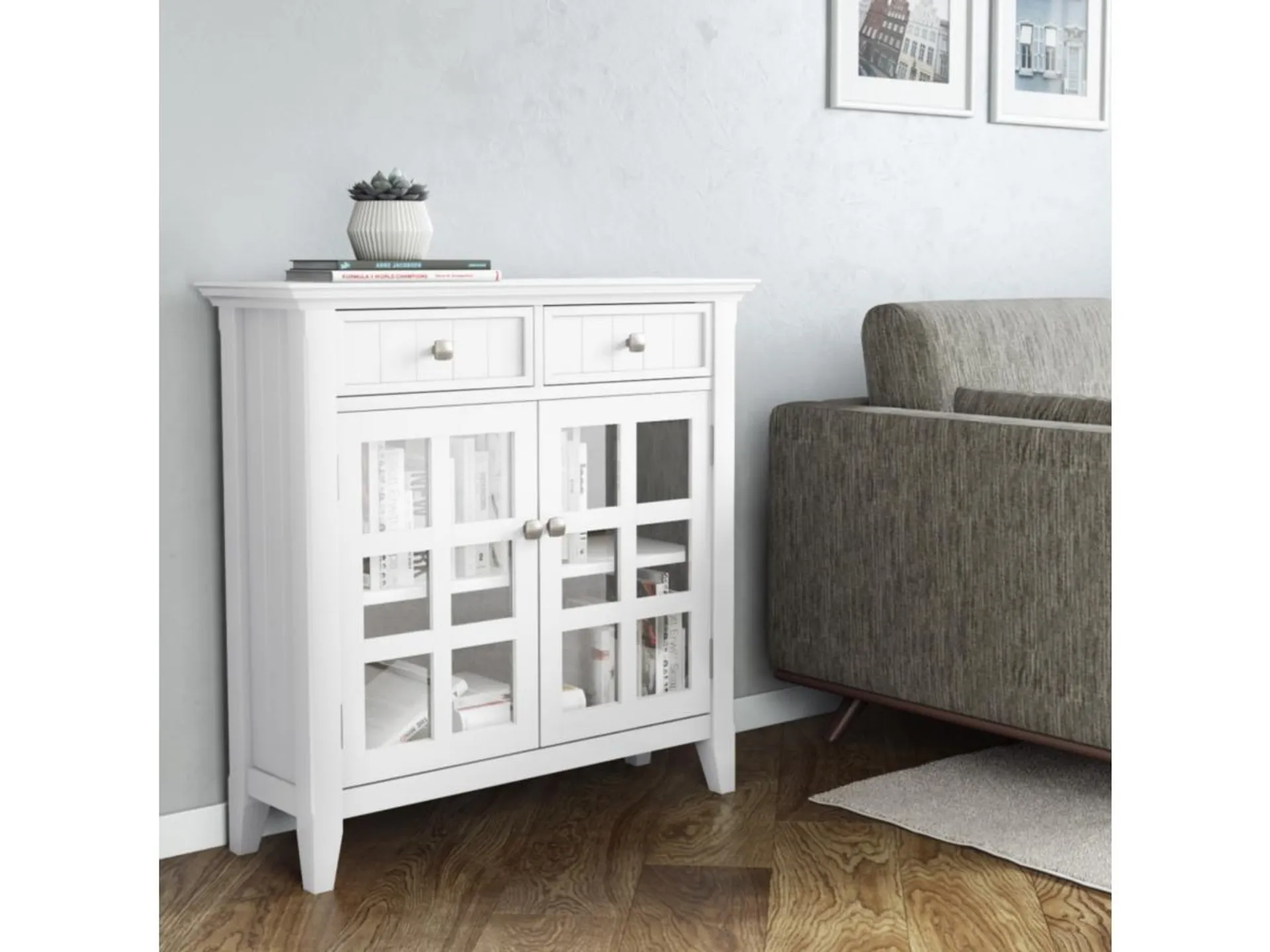 Acadian Hallway Storage Cabinet