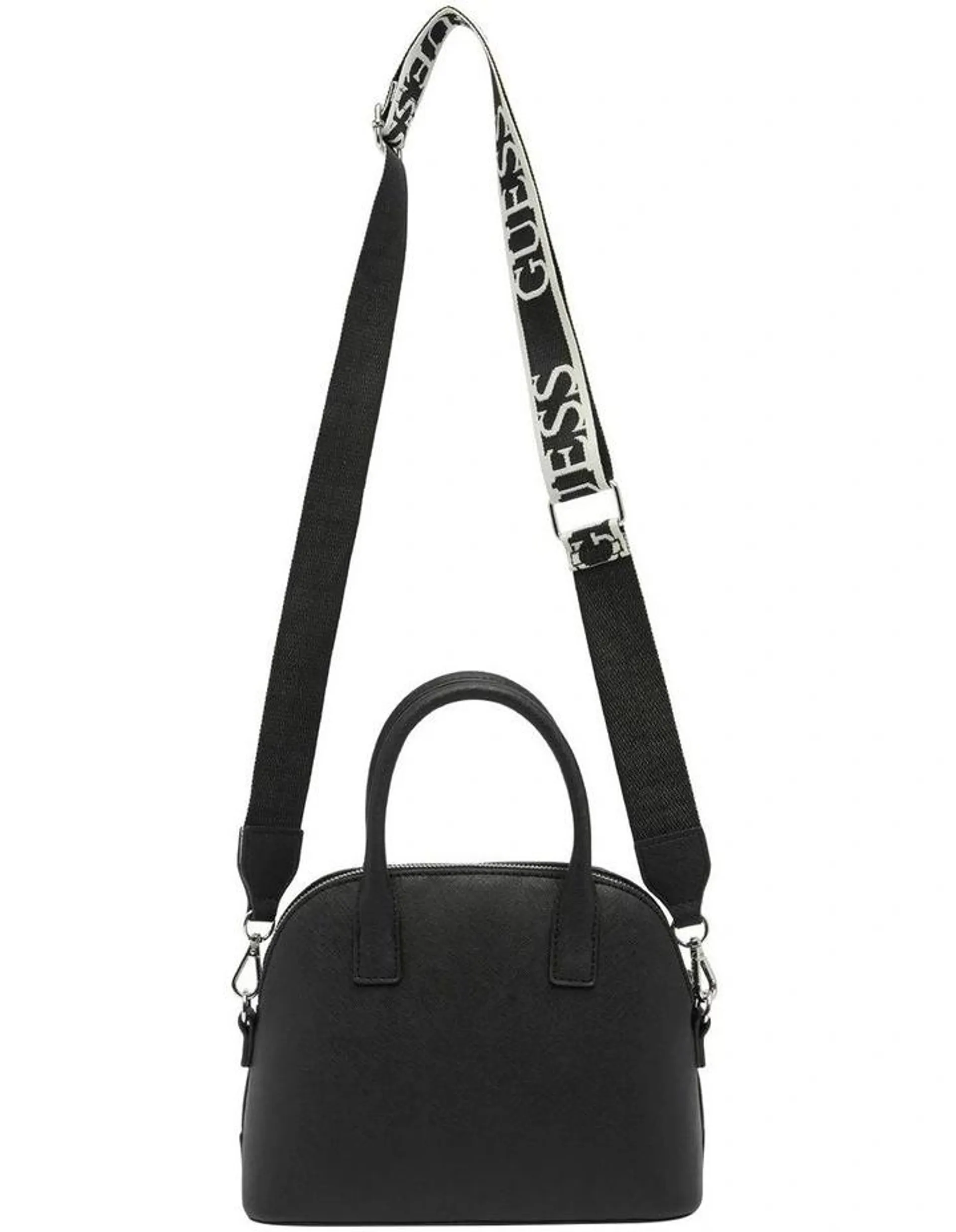 Berkton Dome Satchel Bag in Black