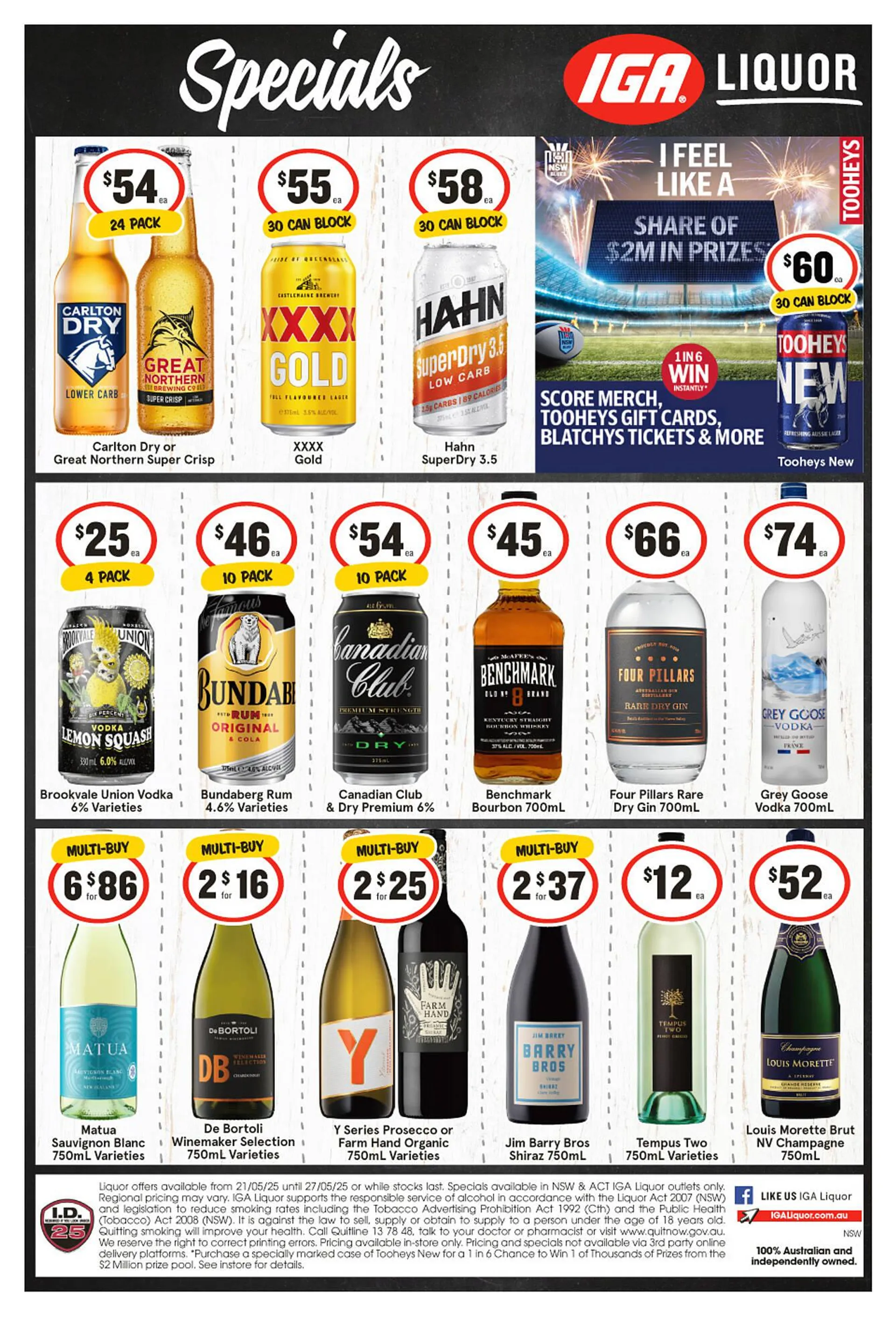 IGA Liquor catalogue - 1