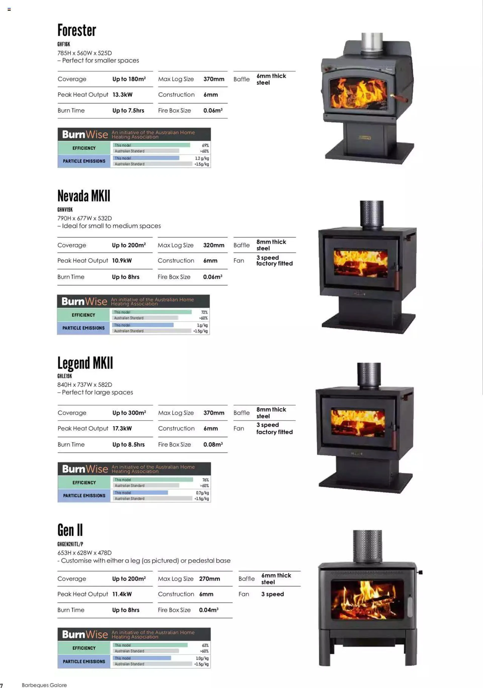 Barbeques Galore Wood Heating Collection 2023 - Catalogue valid from 11 April to 31 December 2024 - page 8