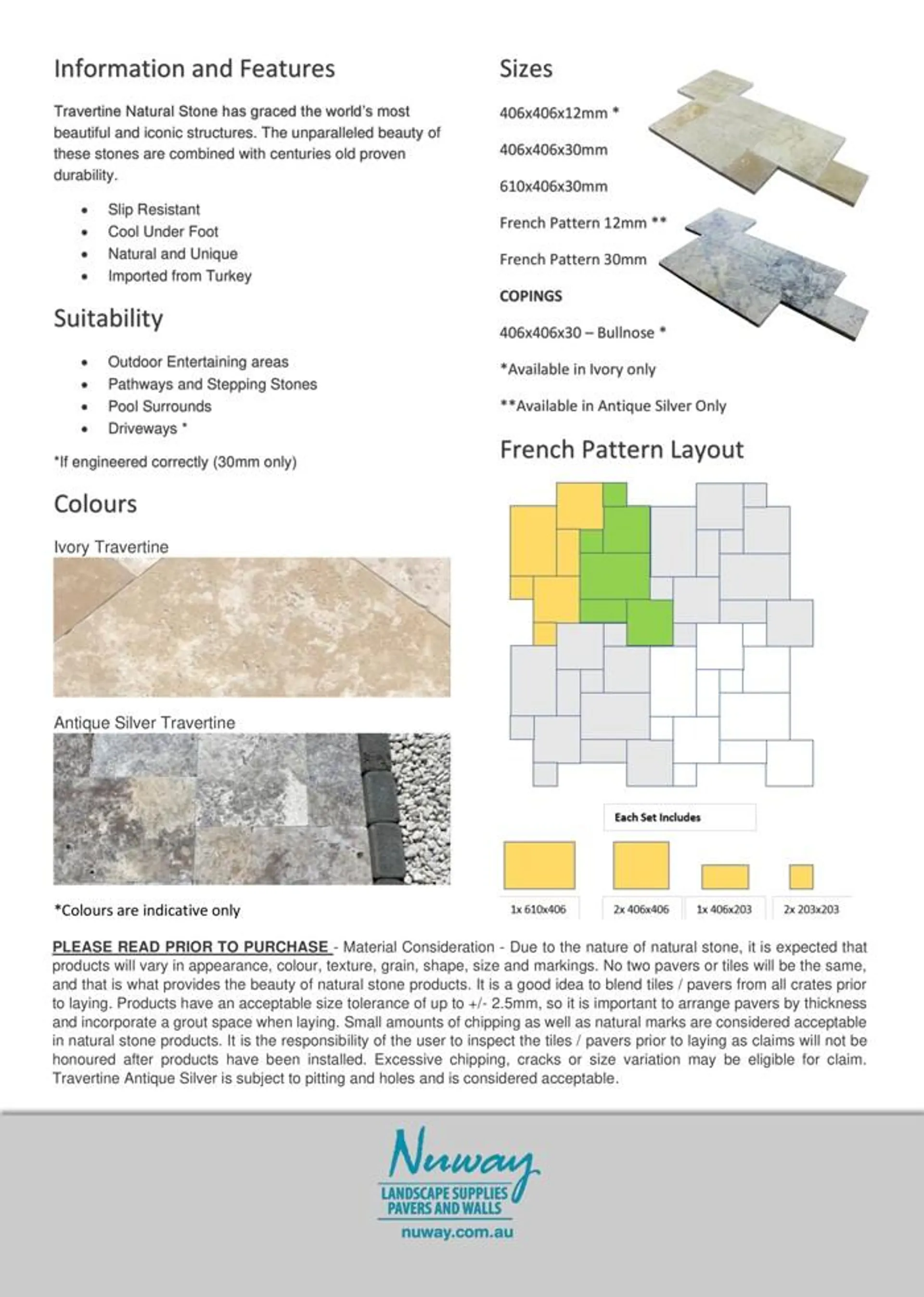 Travertine Brochure - Catalogue valid from 19 May to 30 June 2024 - page 2