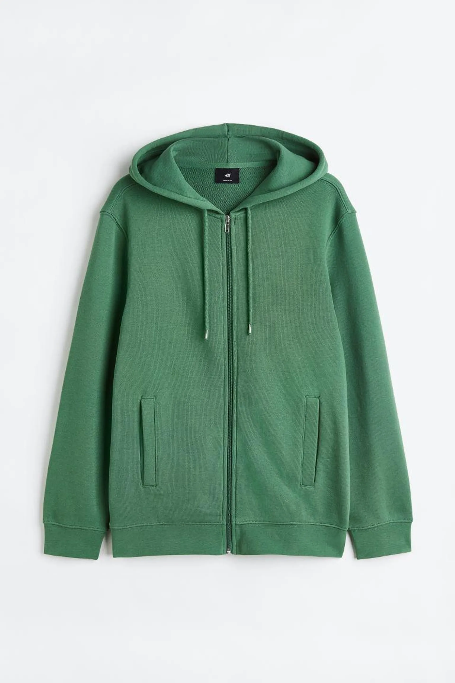 Regular Fit Zip Up Hoodie