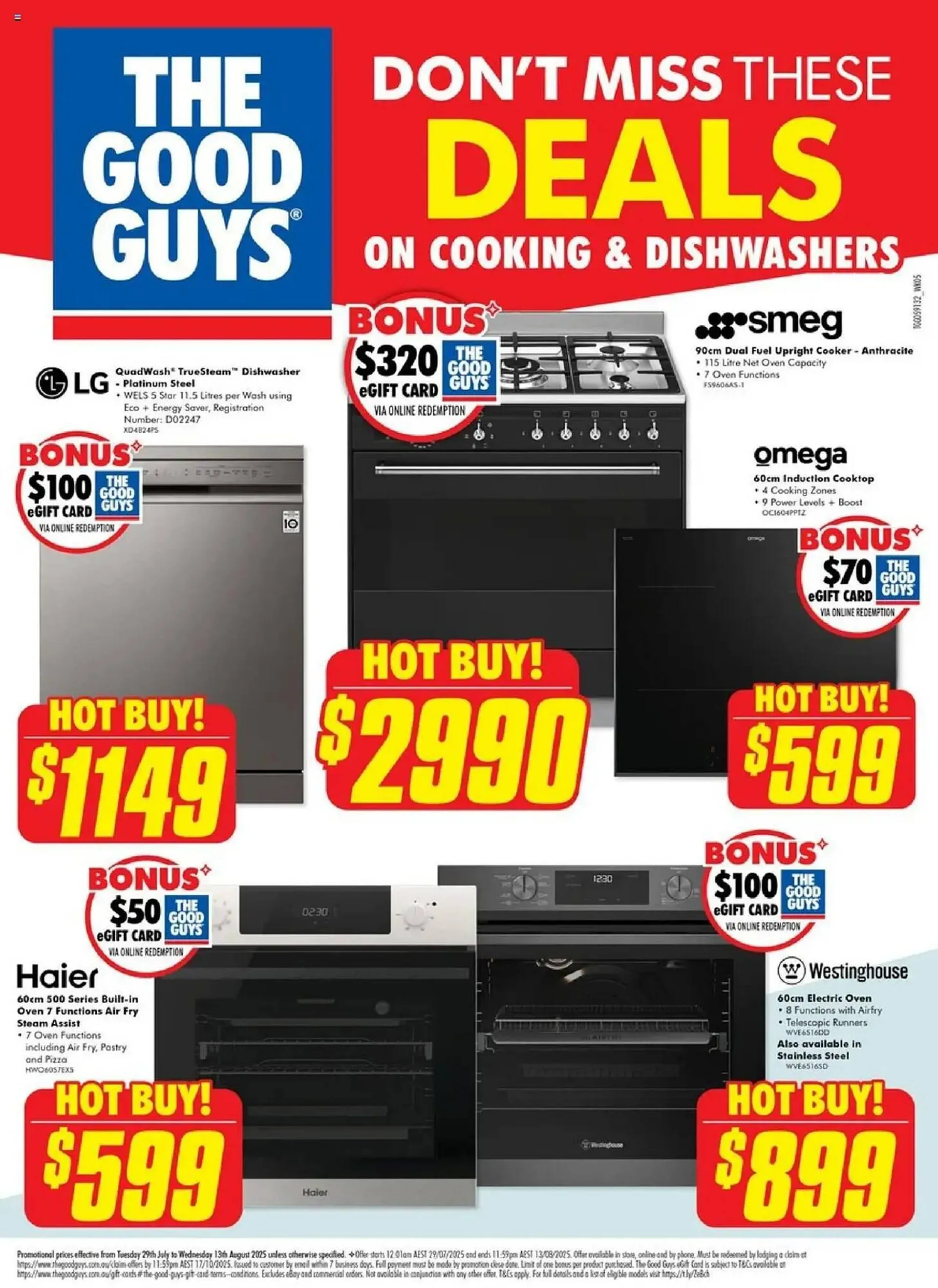The Good Guys catalogue - Catalogue valid from 29 July to 13 August 2025 - page 1