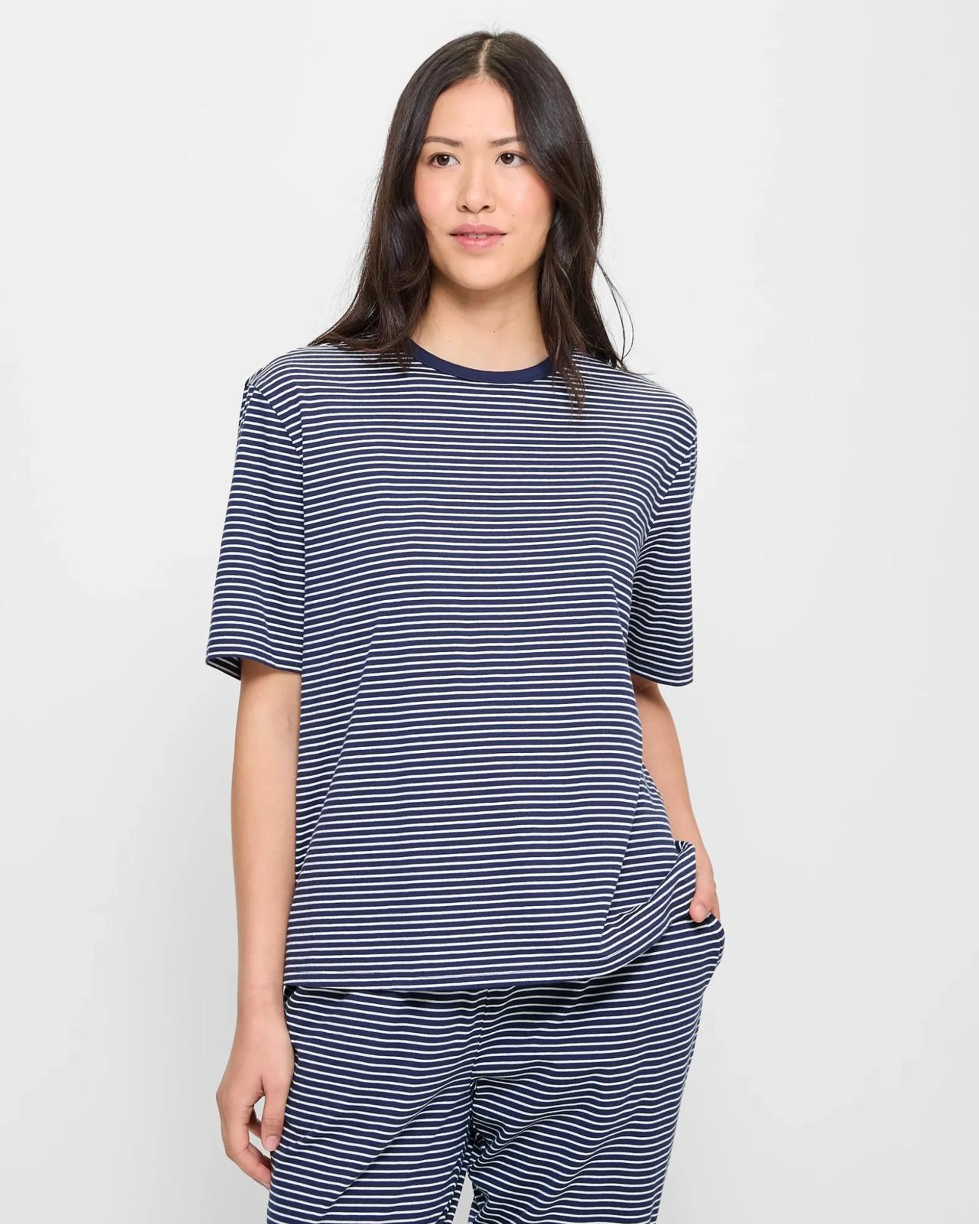 Stripe Sleep Top