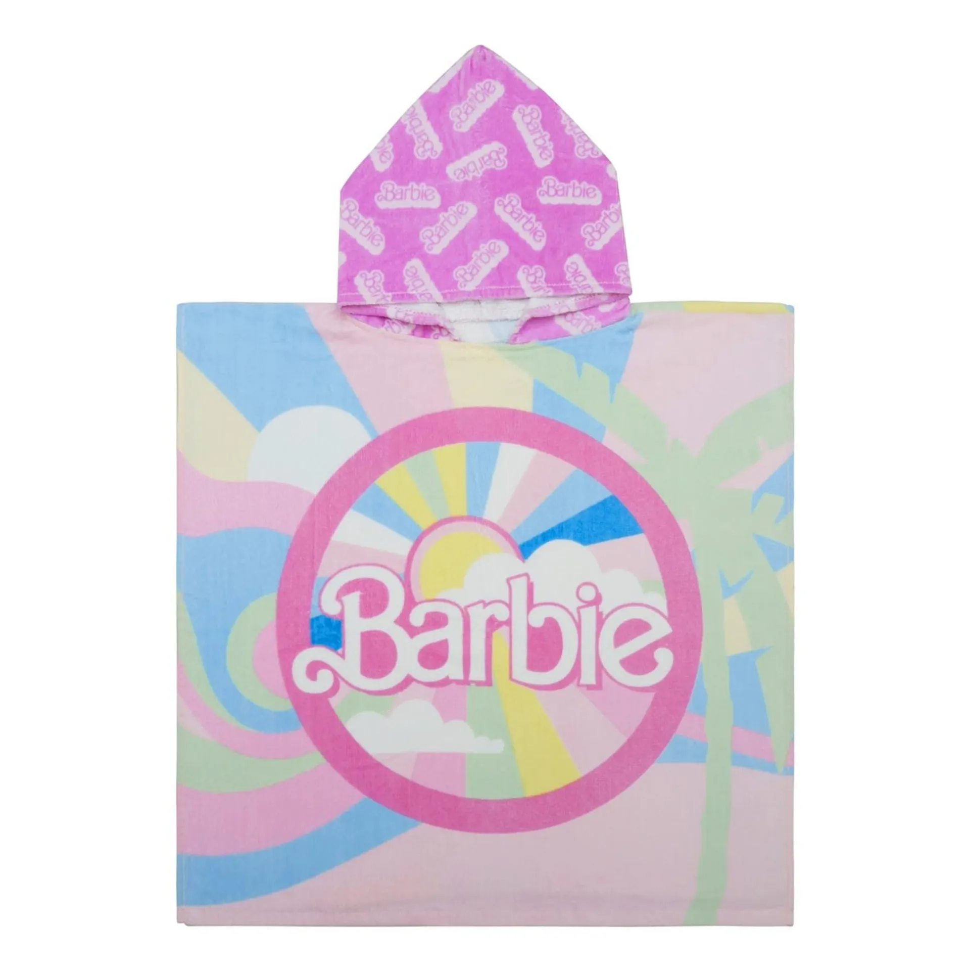 Barbie Kids Hooded Beach Towel