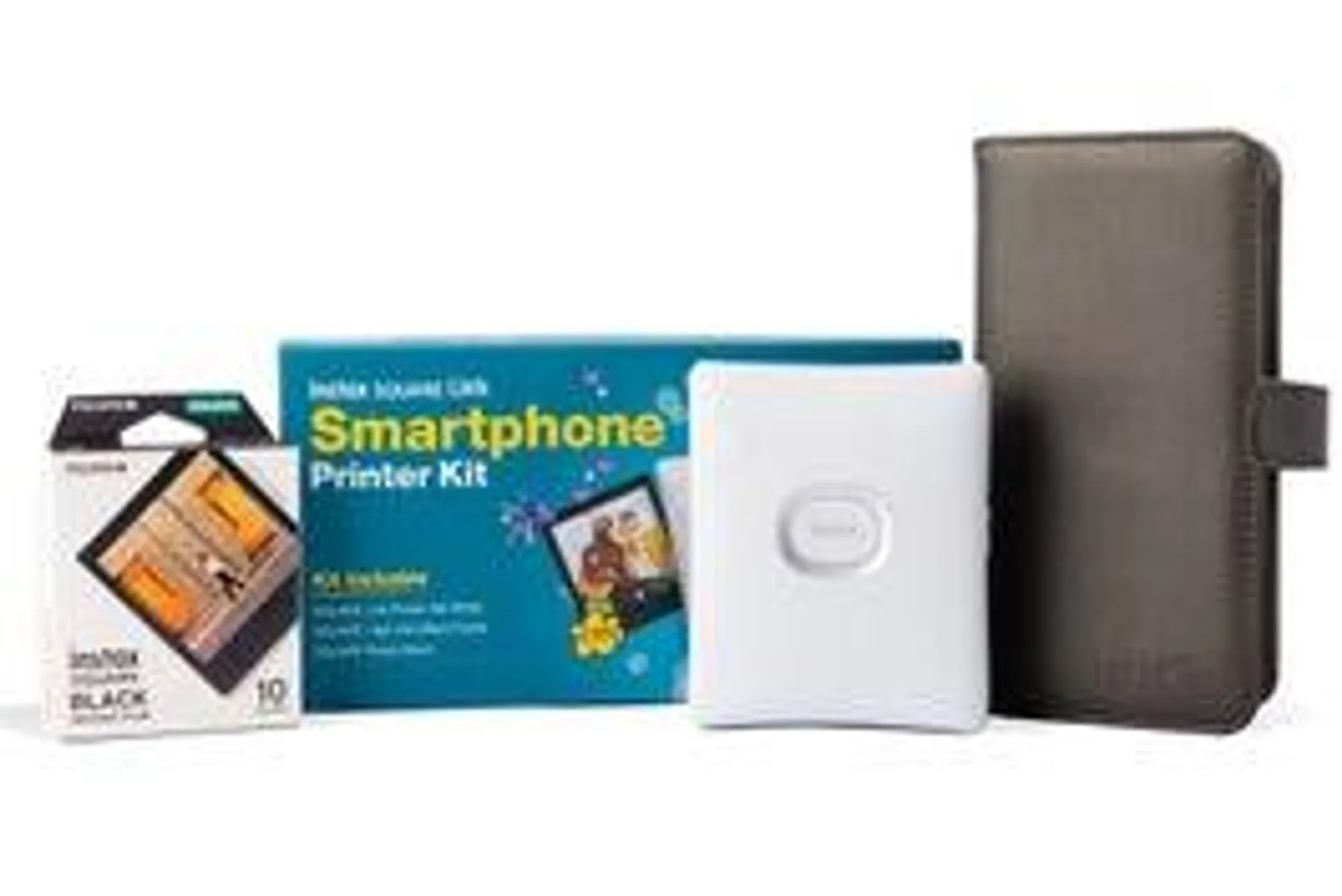 Fujifilm INSTAX Xmas Square Link White Bundle