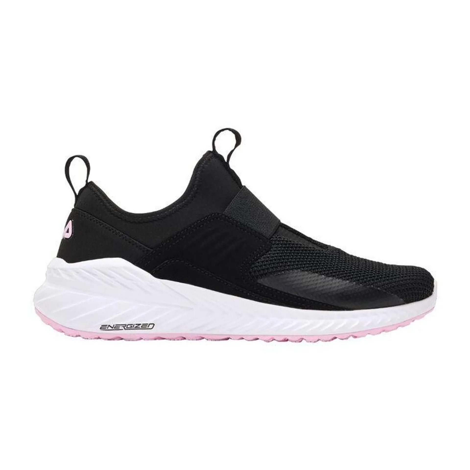 FILA Women's Lutara Energized Runner Shoes Black, White & Pink