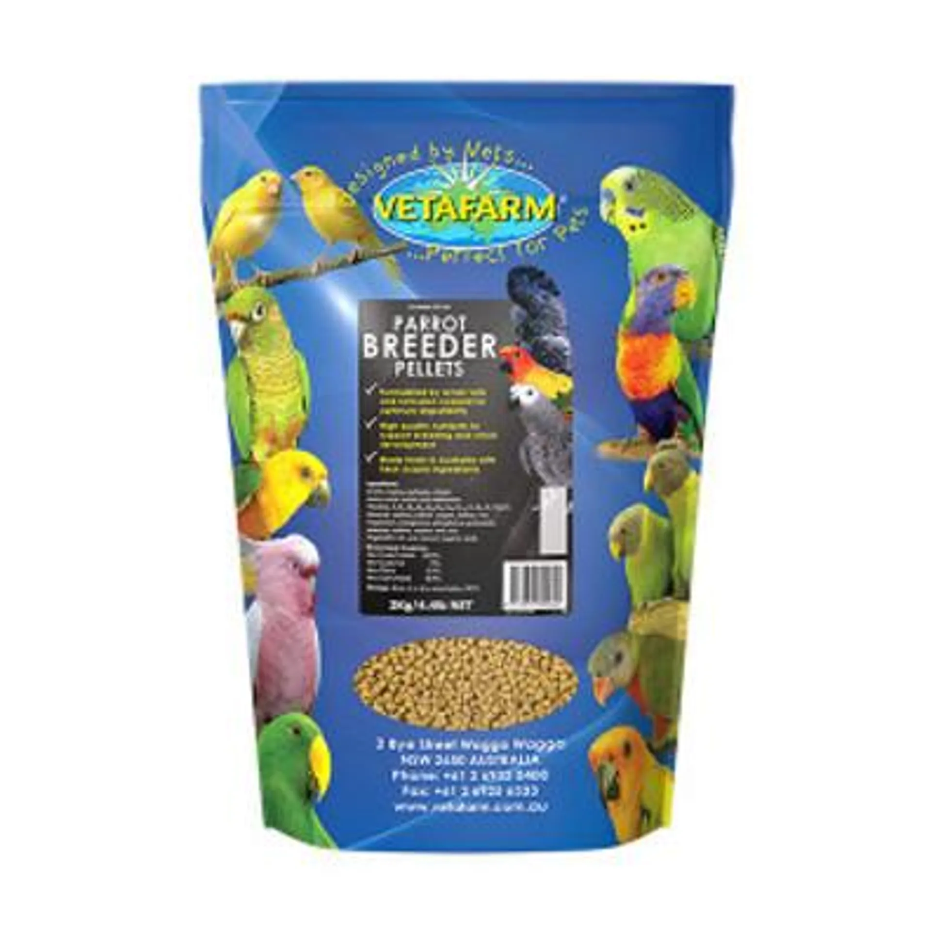 Vetafarm Parrot Breeder Pellets