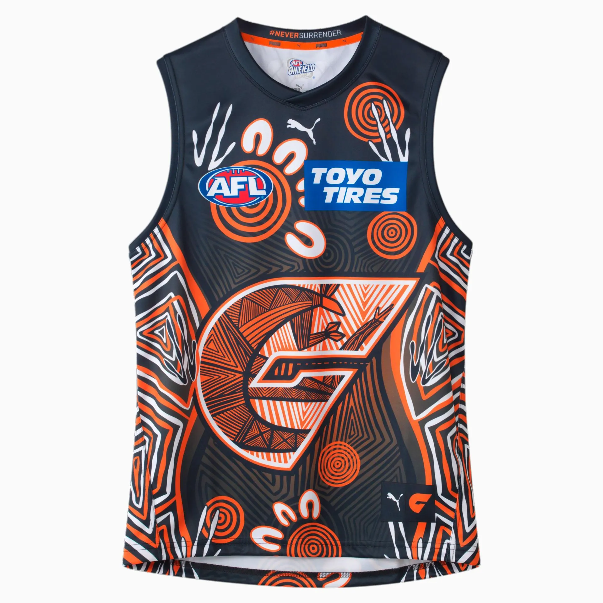 GWS Giants 2024 Replica Indigenous Guernsey - Youth 8-16 years