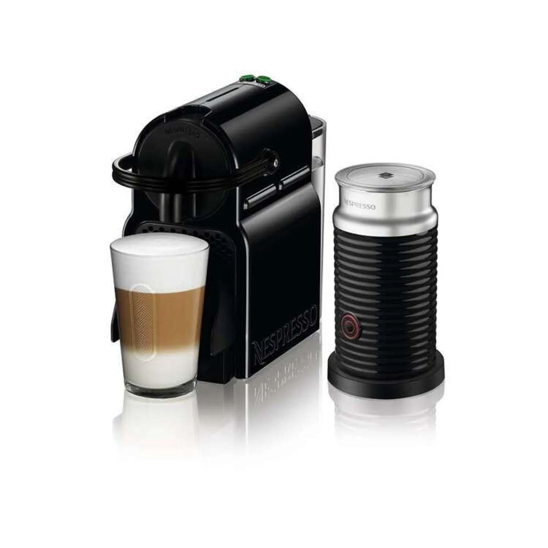 De'Longhi Nespresso Inissia Capsule Coffee Machine Bundle with Aeroccino3 Milk Frother EN80BAE