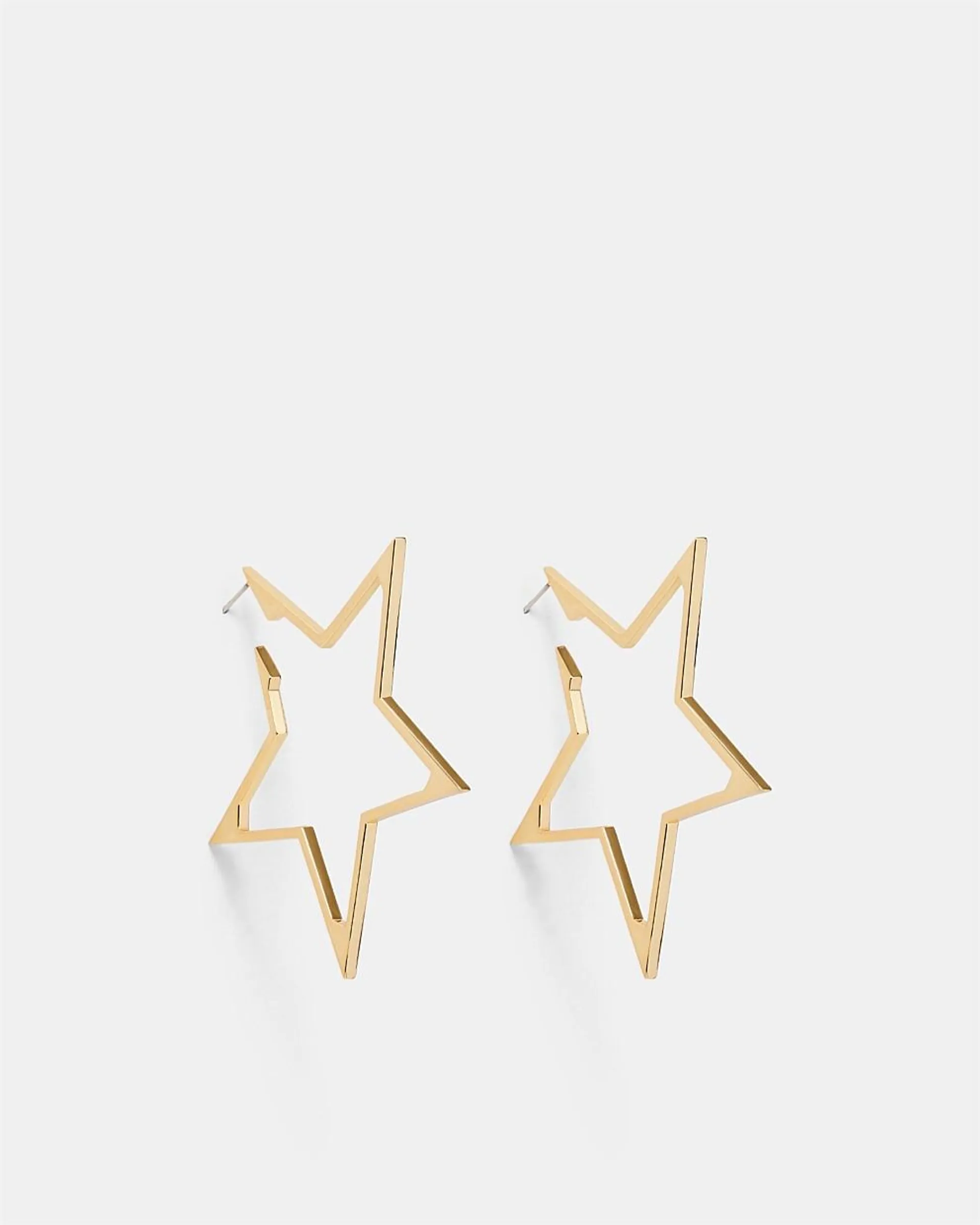 Atomic Hoop Earrings