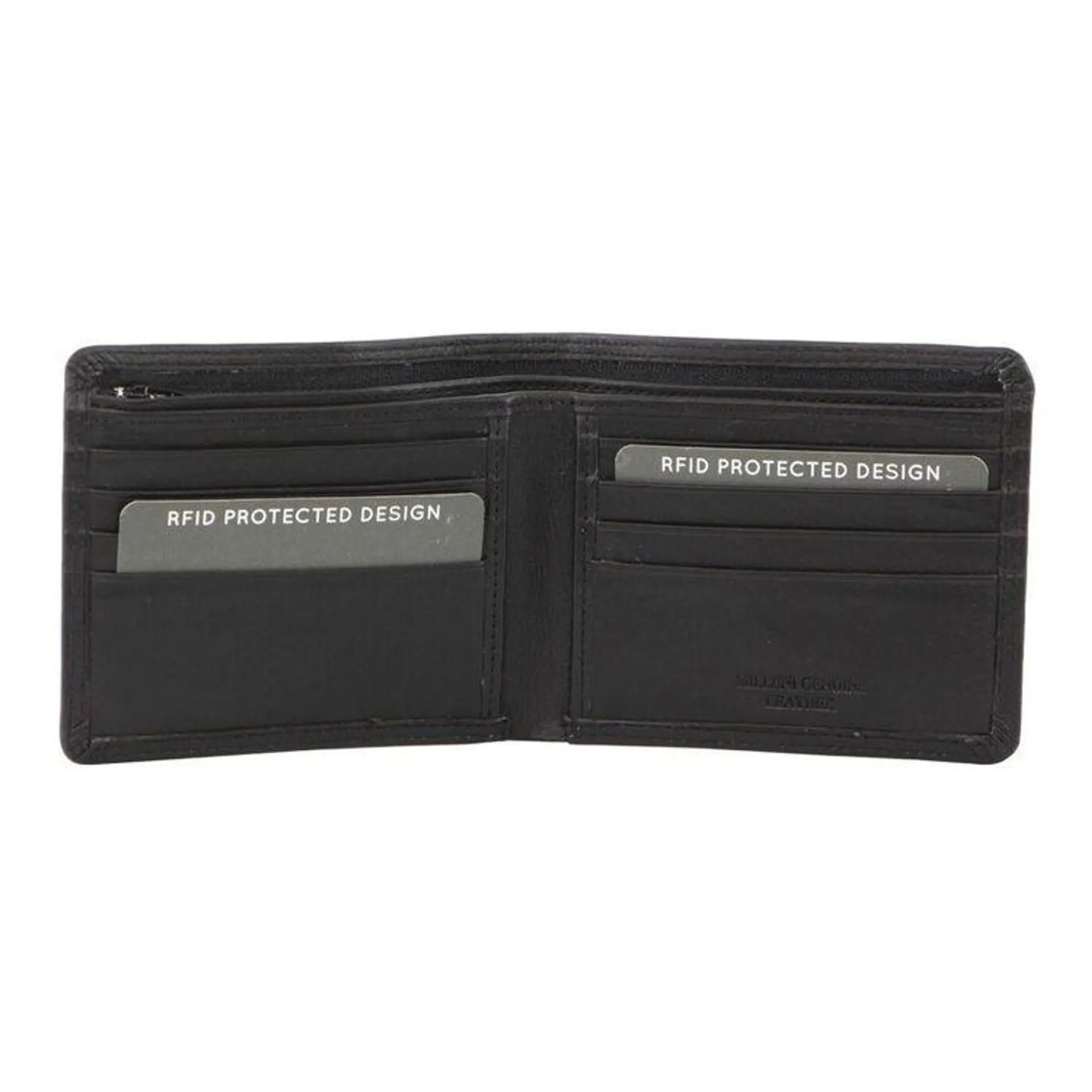 Milleni Men's Zip Wallet Black