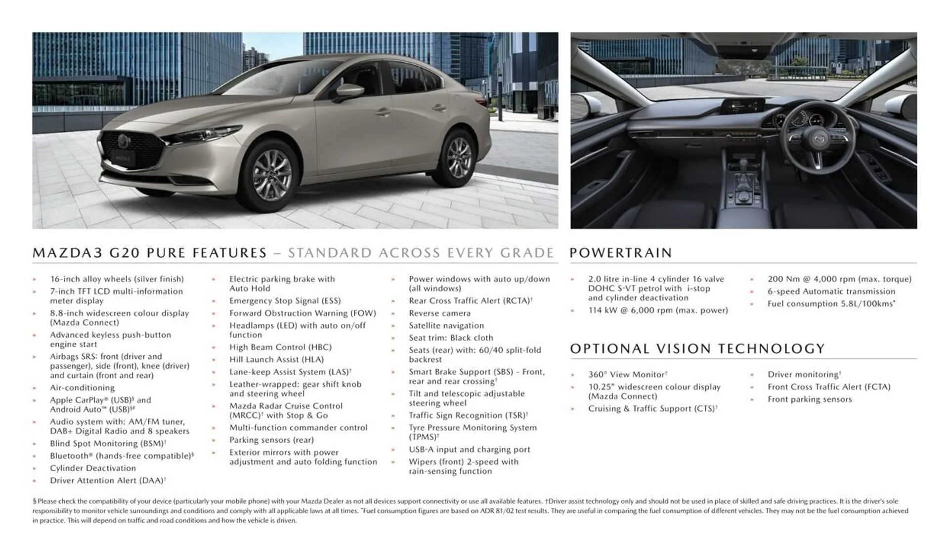 Mazda 3 Sedan - Catalogue valid from 2 October to 30 June 2024 - page 2