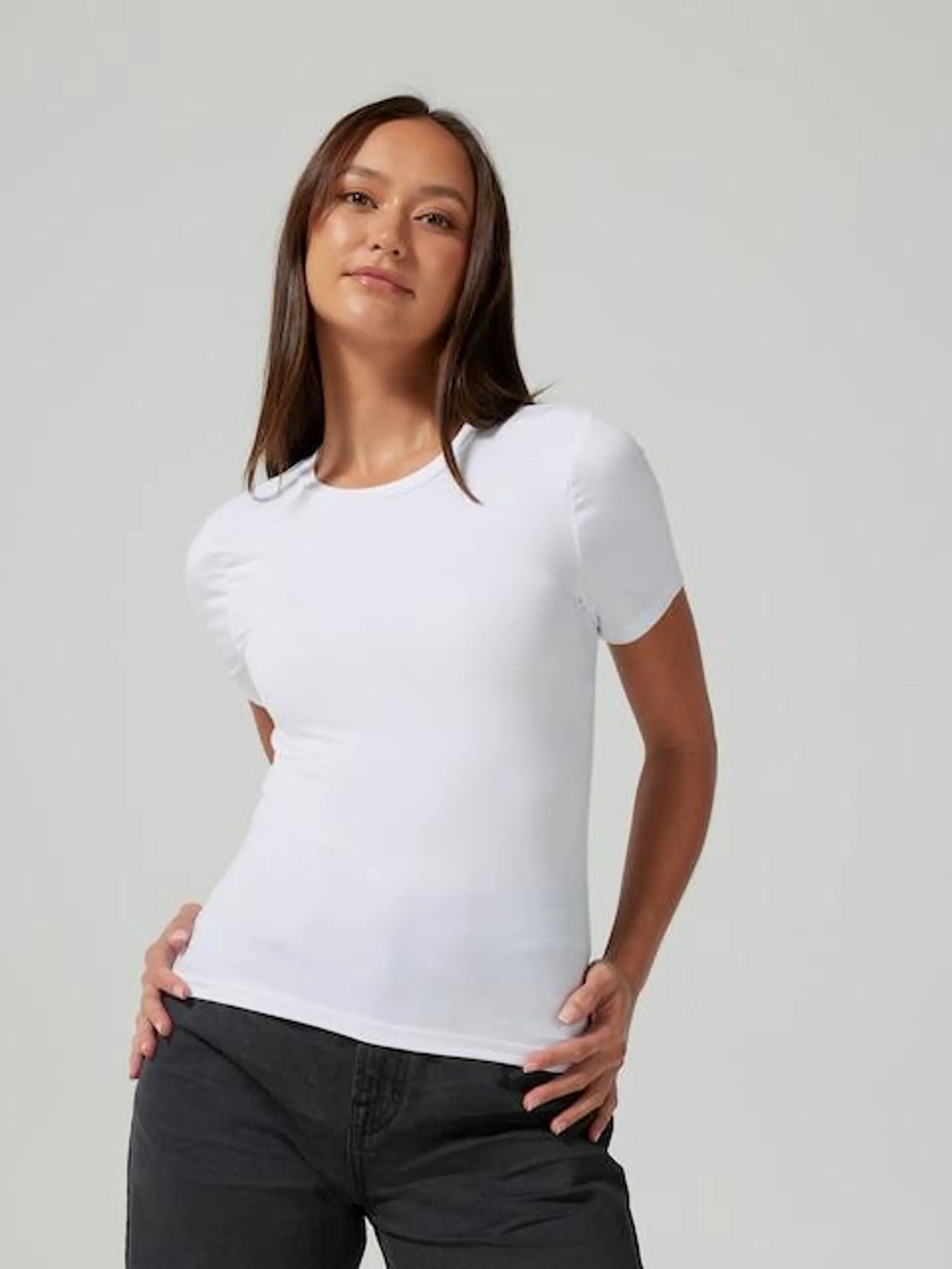 Lush Short Sleeve Basic Tee