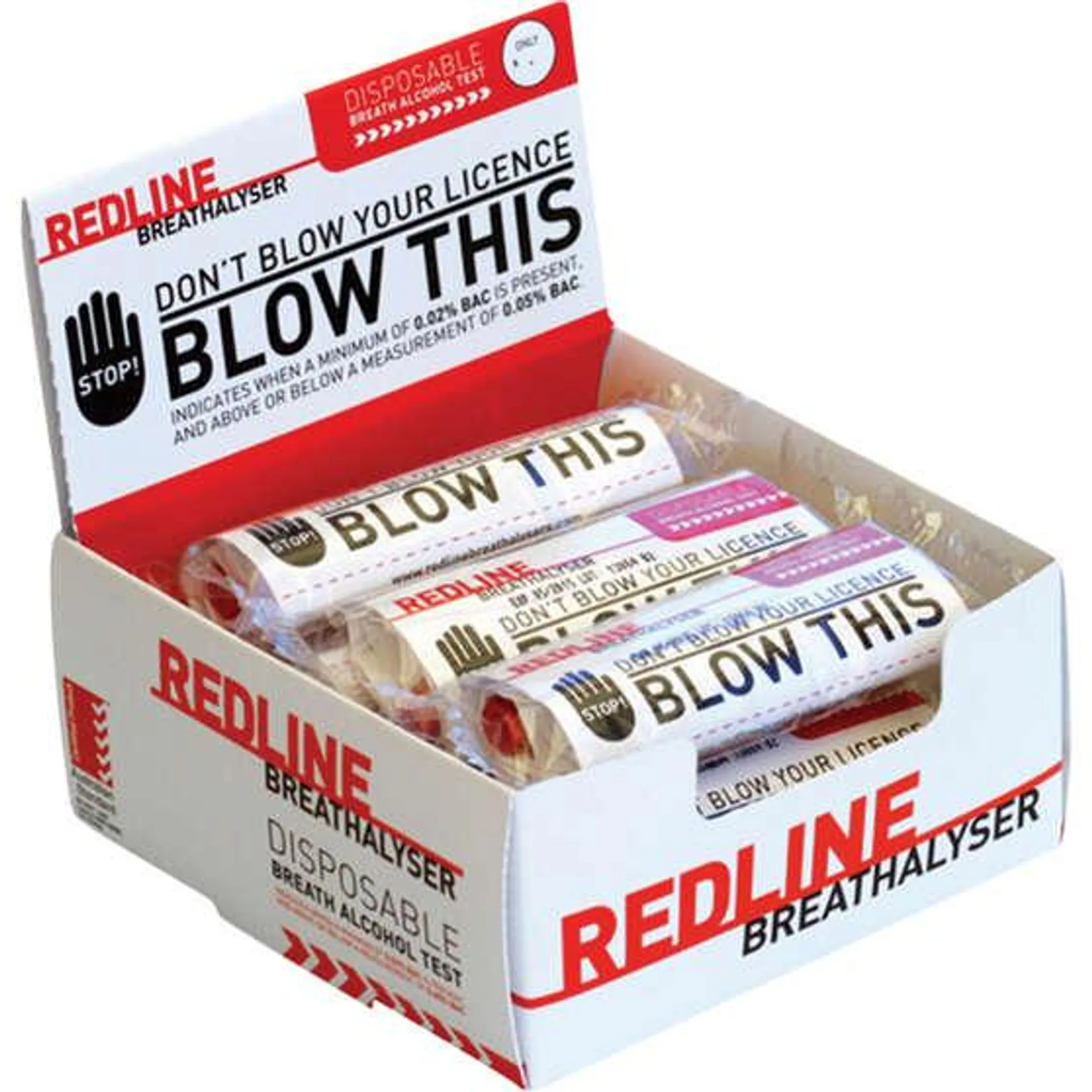 Disposable Breathalyser Redline