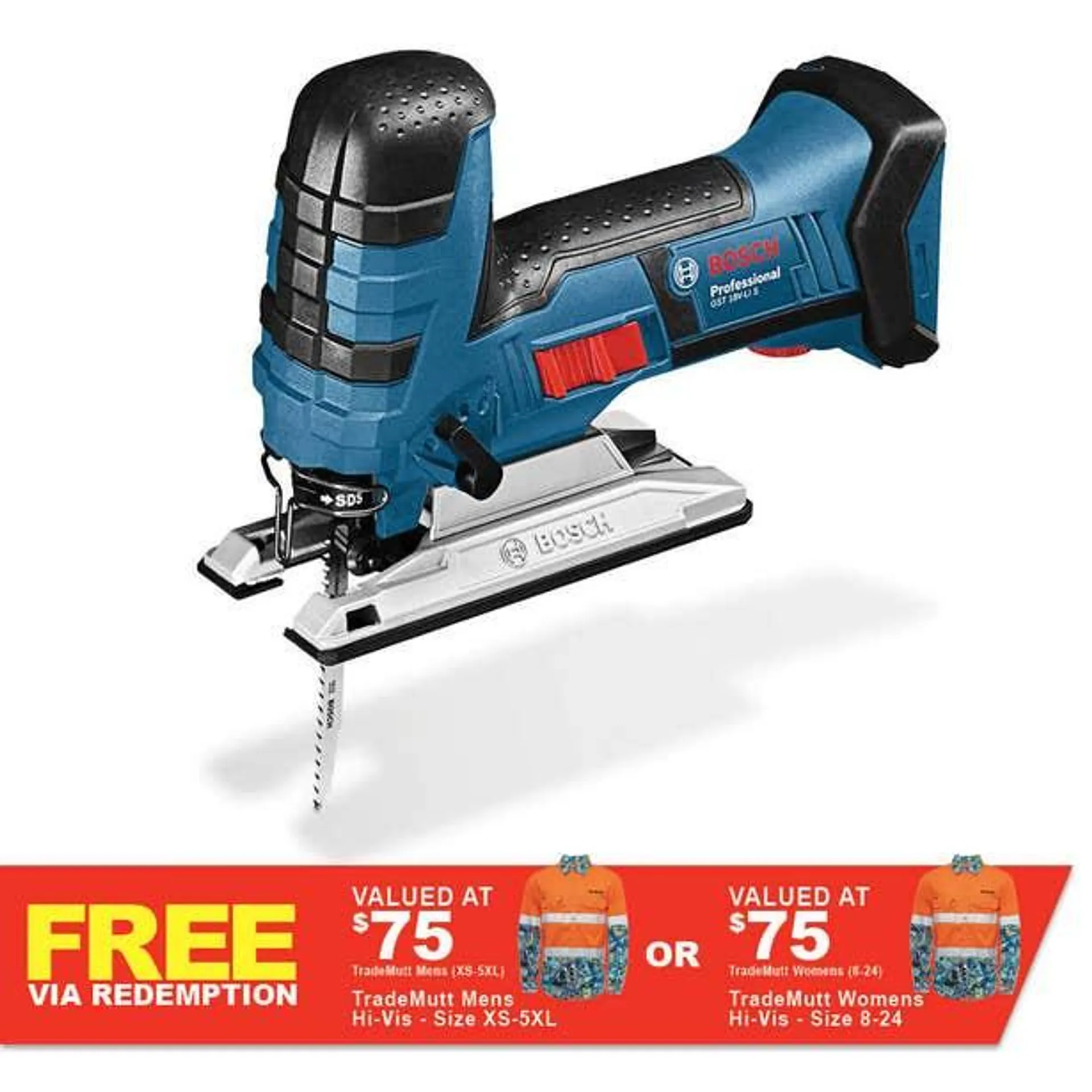 BOSCH 18V 23mm Jigsaw Skin with L-BOXX GST 18V-LI 06015A5101