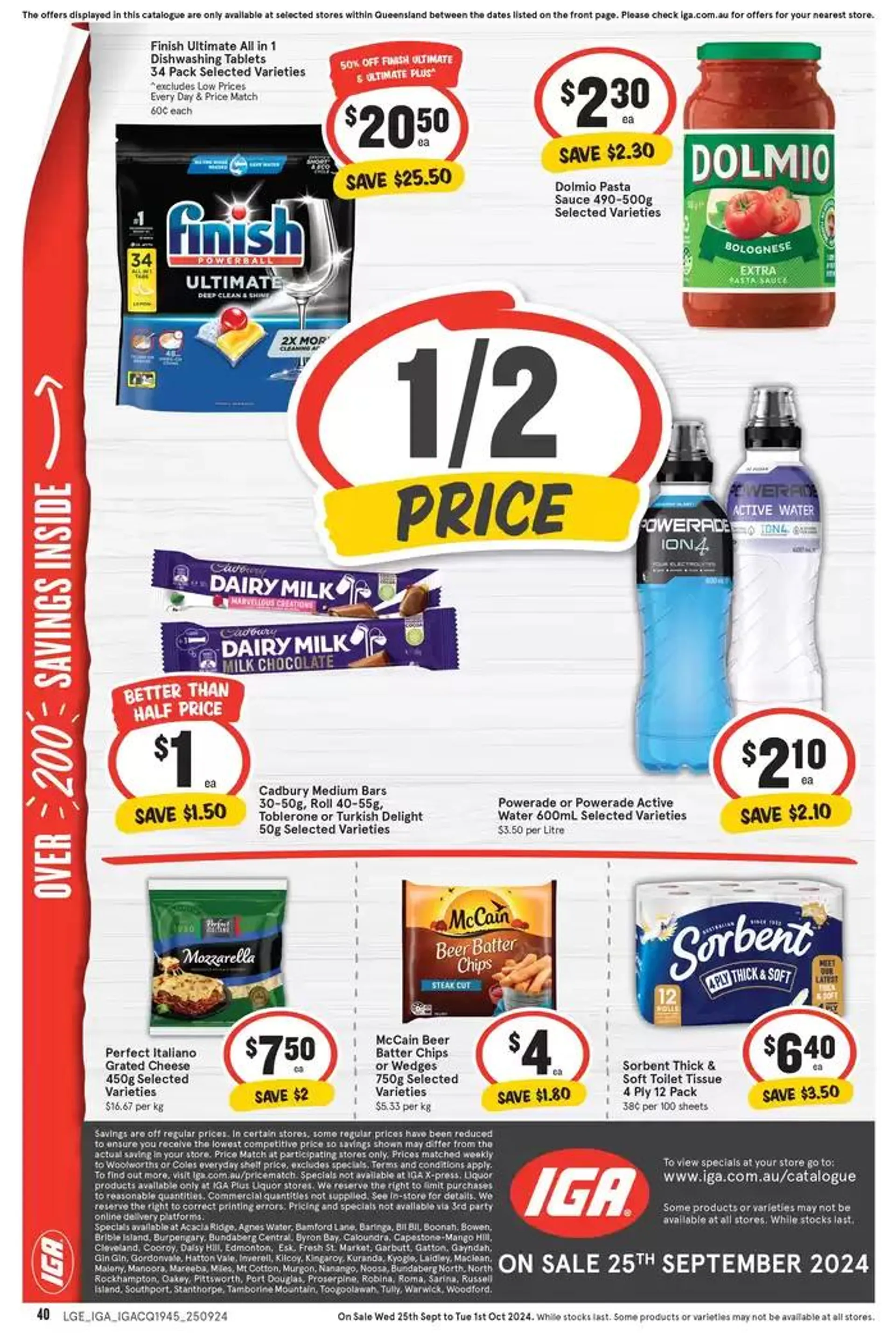 IGA - 1/2 Price - 25/09 - Catalogue valid from 25 September to 1 October 2024 - page 40