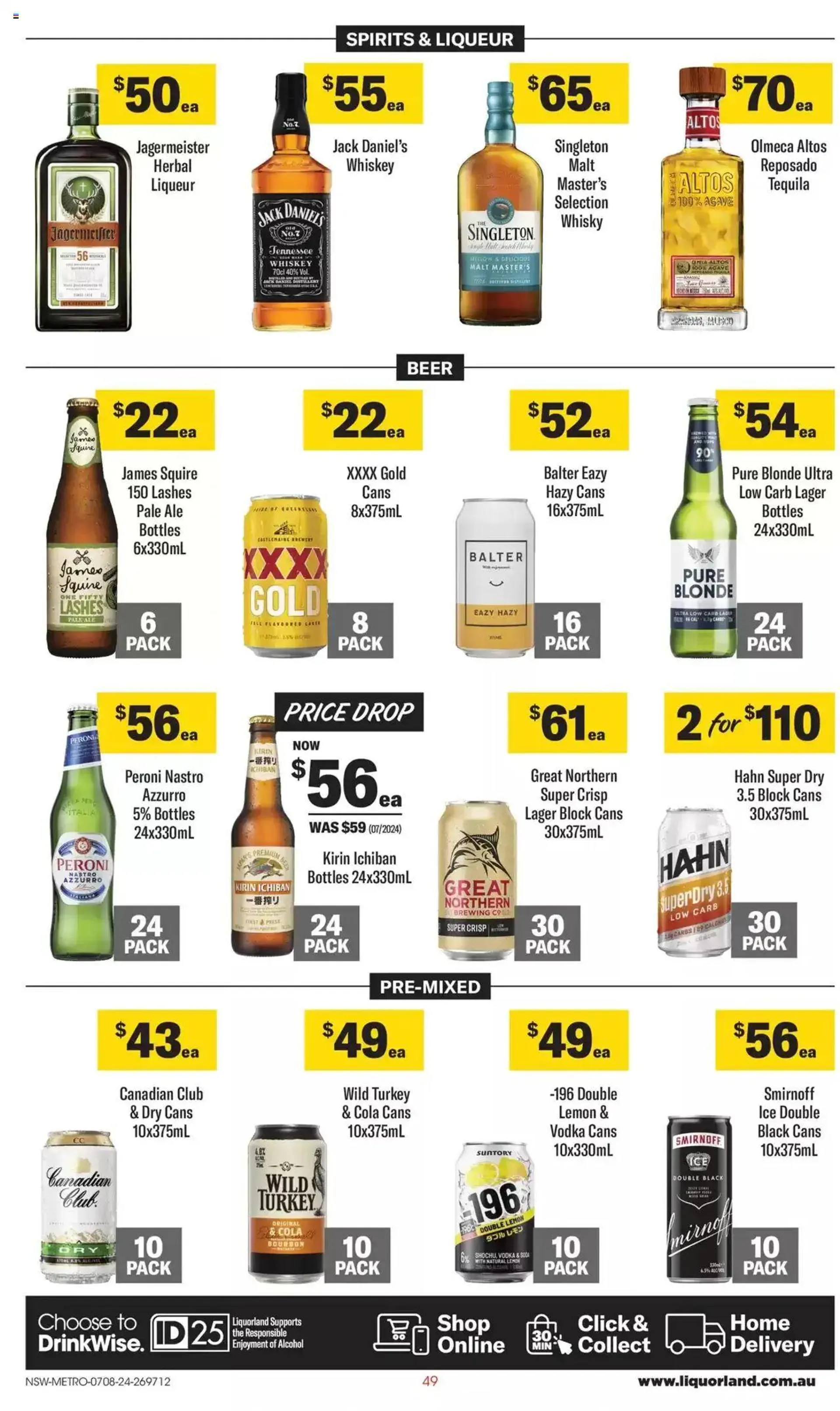 Liquorland Catalogue NSW - Catalogue valid from 7 August to 13 August 2024 - page 2