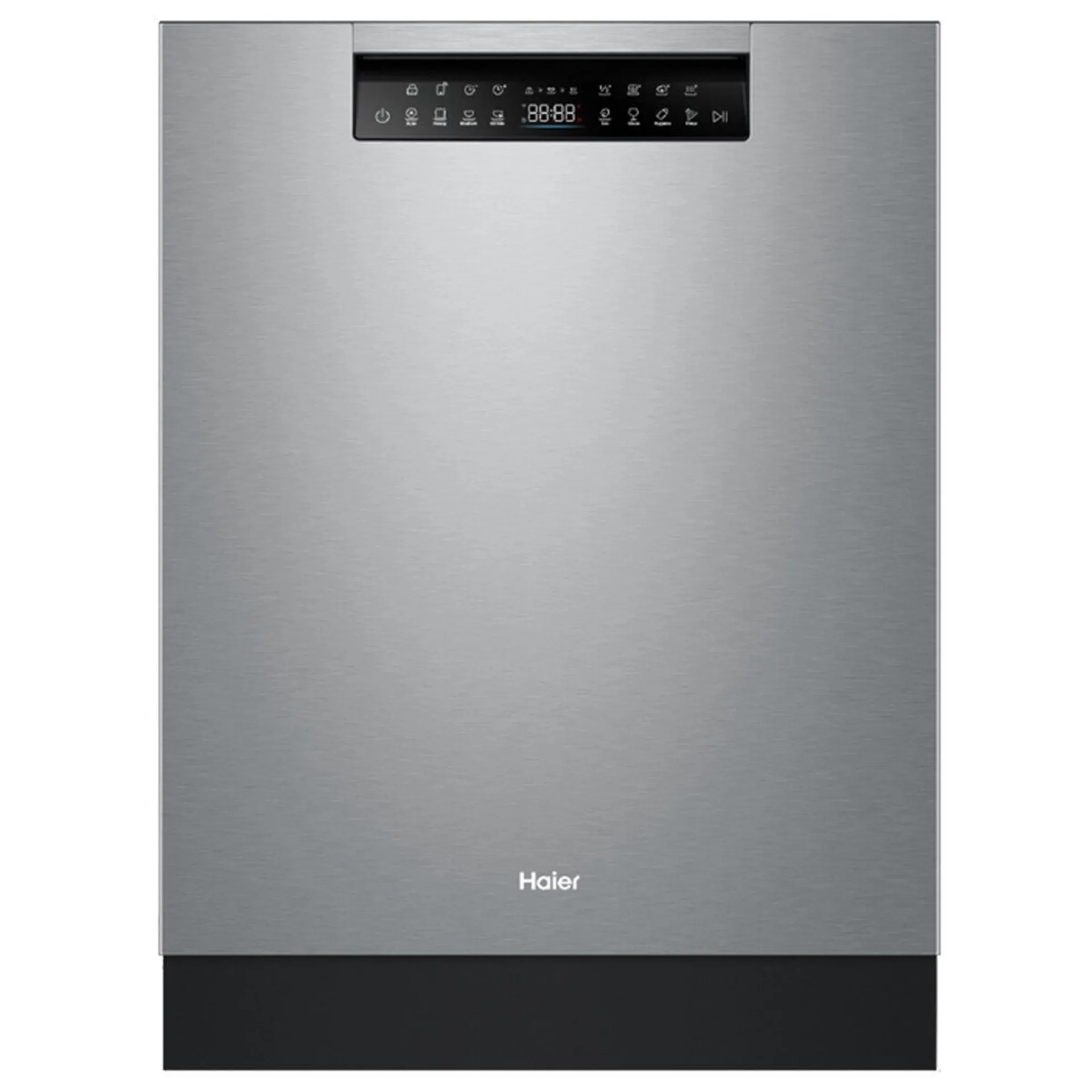 Haier 60cm Built Under Dishwasher with Steam Satina Silver HDW15U3S1