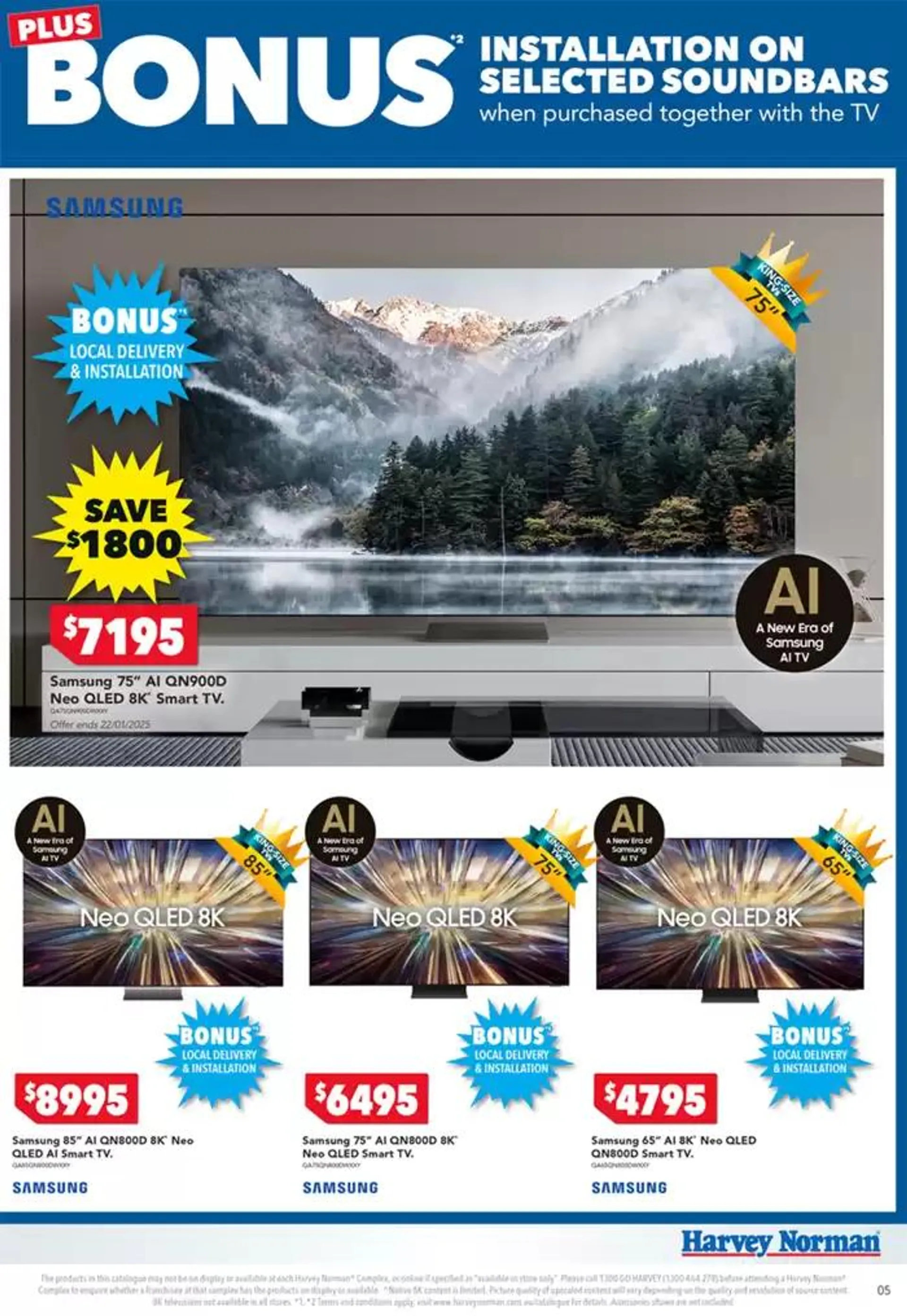 TV/Audio Bonus Delivery & Installation - Catalogue valid from 16 January to 27 January 2025 - page 7