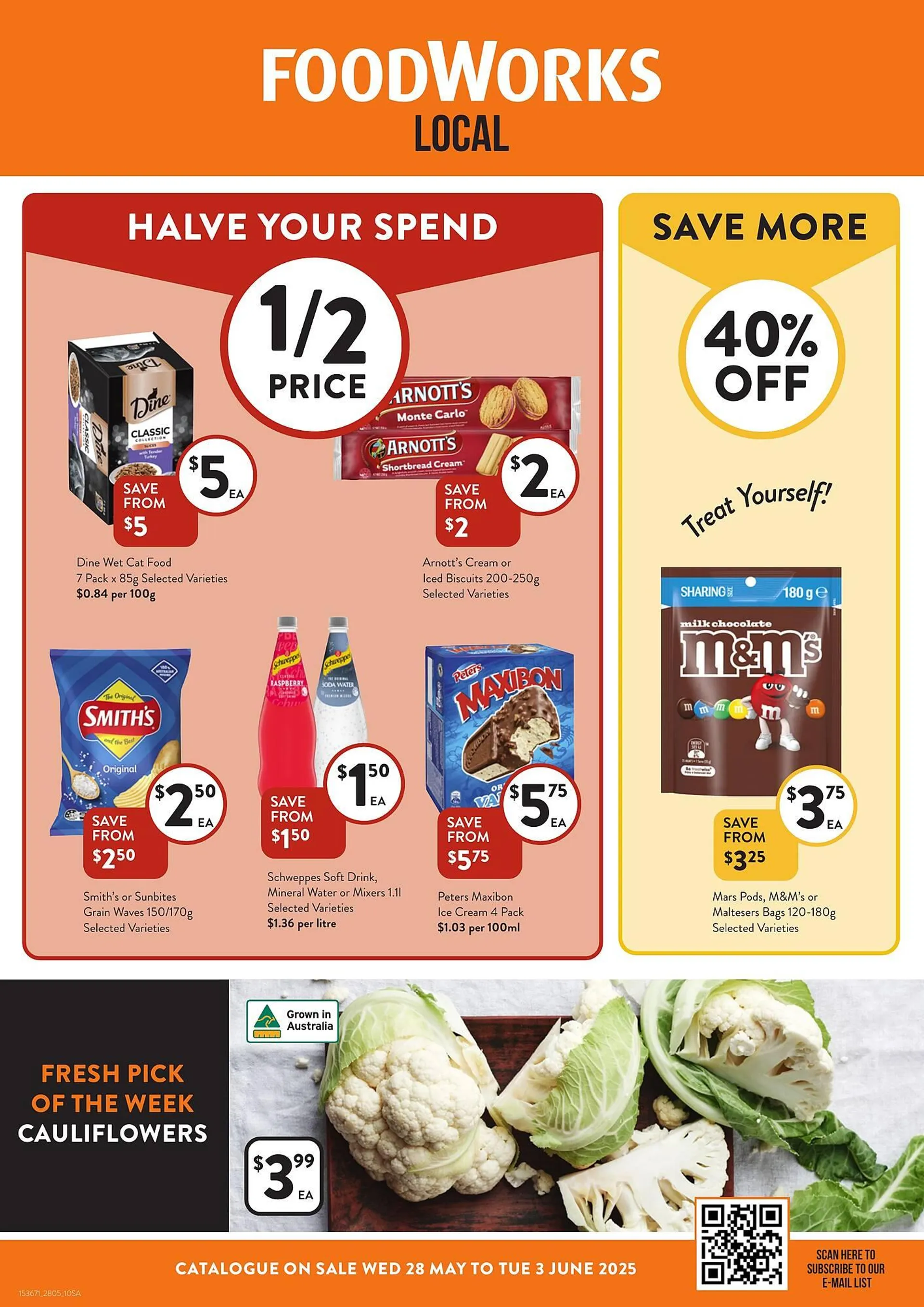 Foodworks catalogue - Catalogue valid from 28 May to 3 June 2025 - page 1