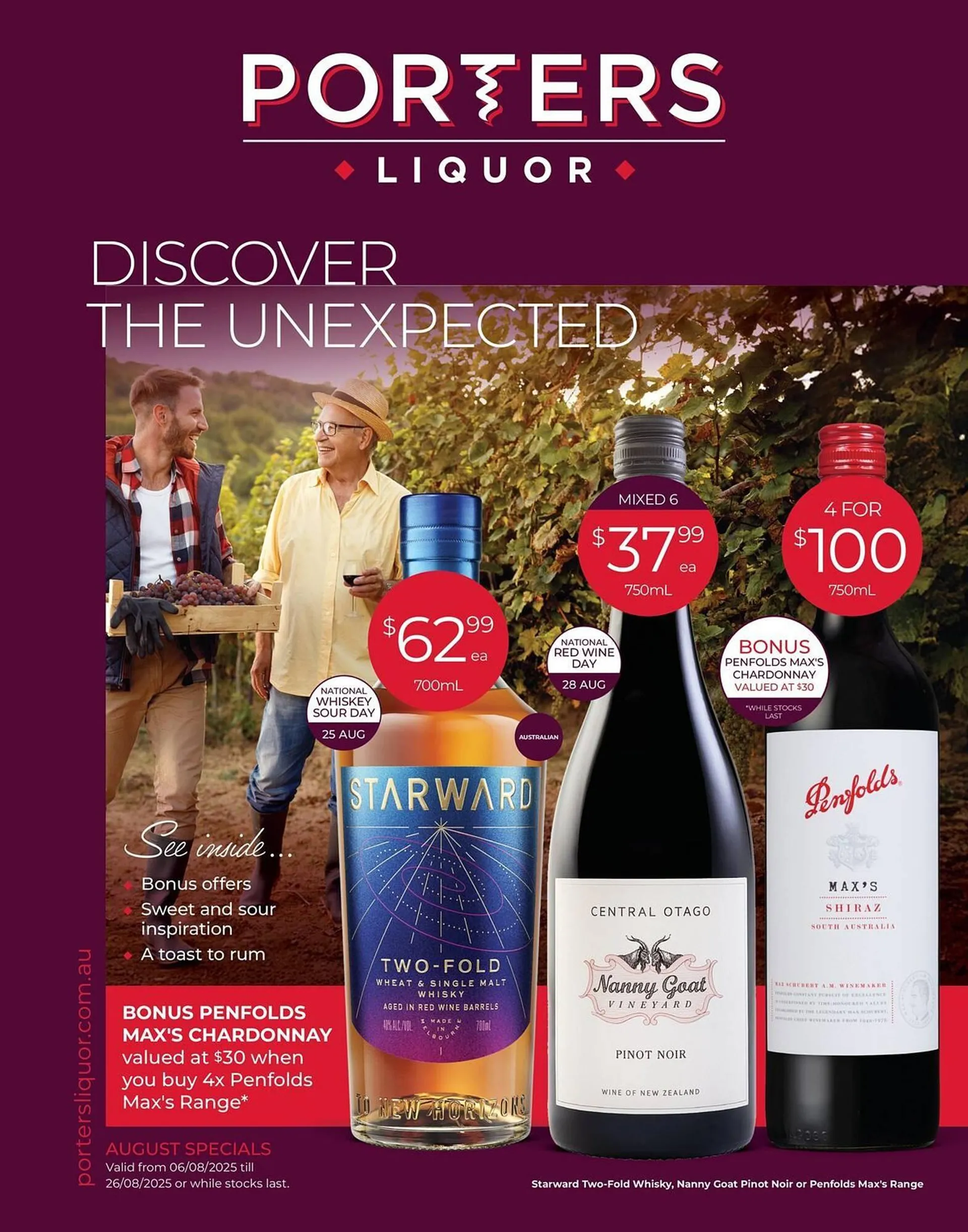Porters catalogue - Catalogue valid from 6 August to 26 August 2025 - page 1